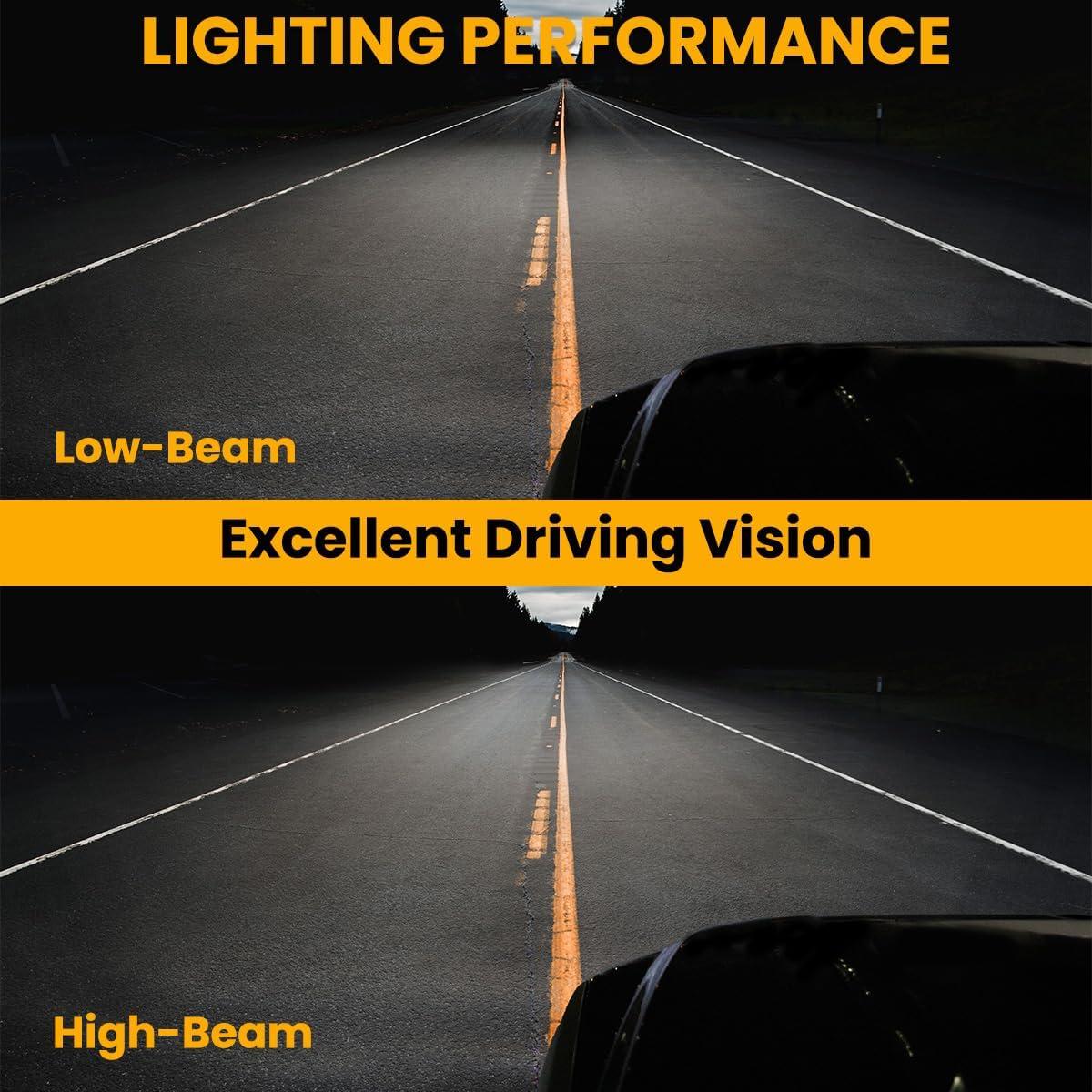 Faros Proyector LED ESPEJO-D Sintonización Toyota Yaris 2006-2008