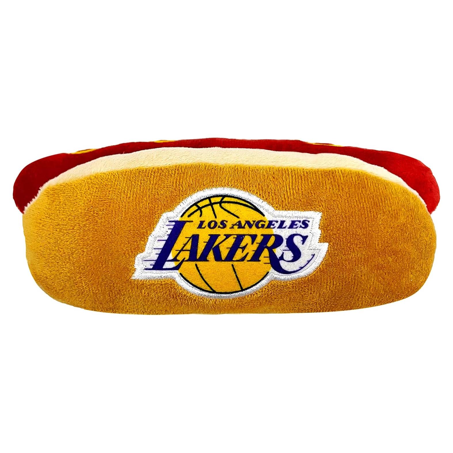 Juguete de Peluche NBA Hot Dog Pets First Lakers 20x12 cm