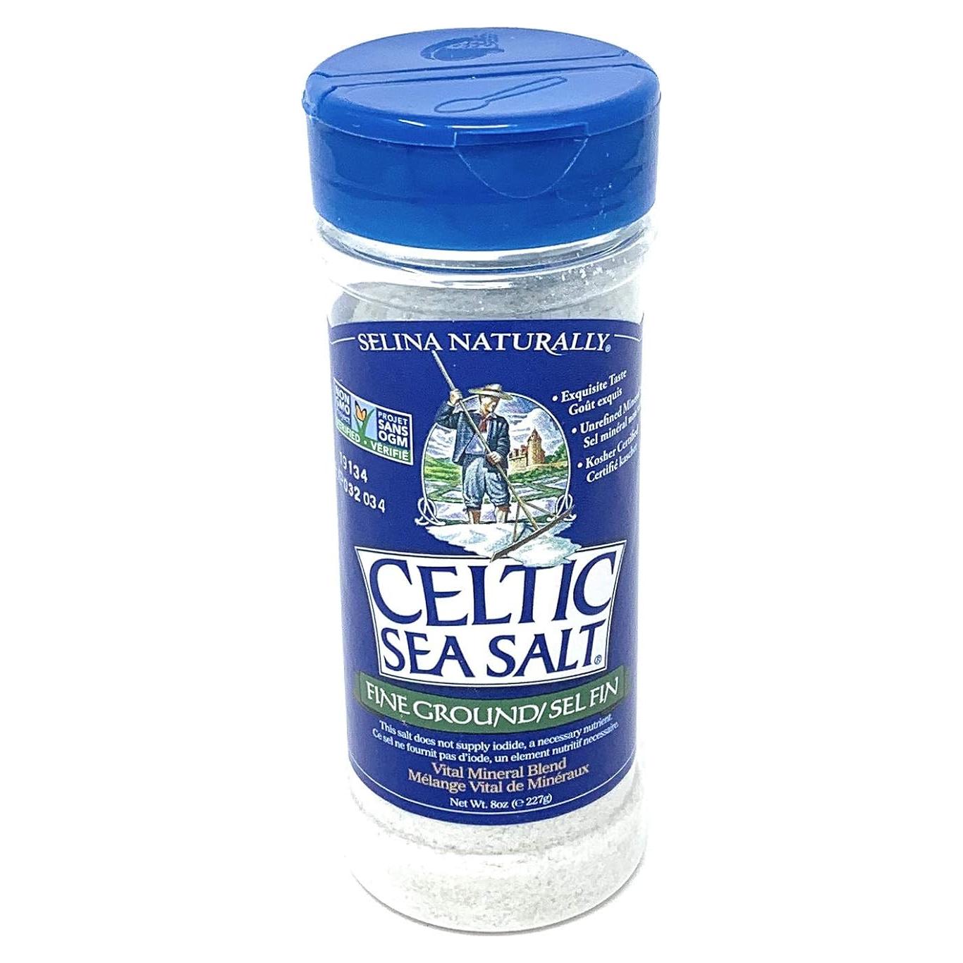 Sal del Mar Céltica Molida Fina Selina Naturally 227 g