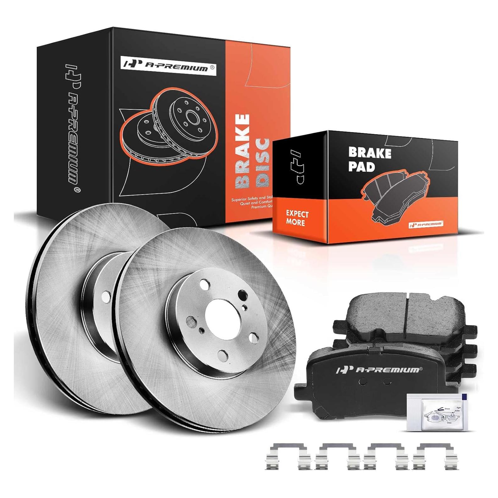 Discos de Freno Ventilados A-Premium + Pastillas Cerámicas