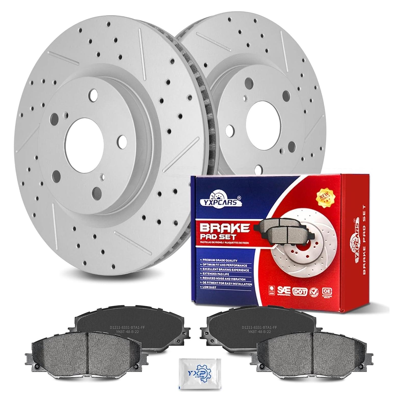 Kit de Freno YXPCARS Discos y Pastillas Cerámicas Toyota