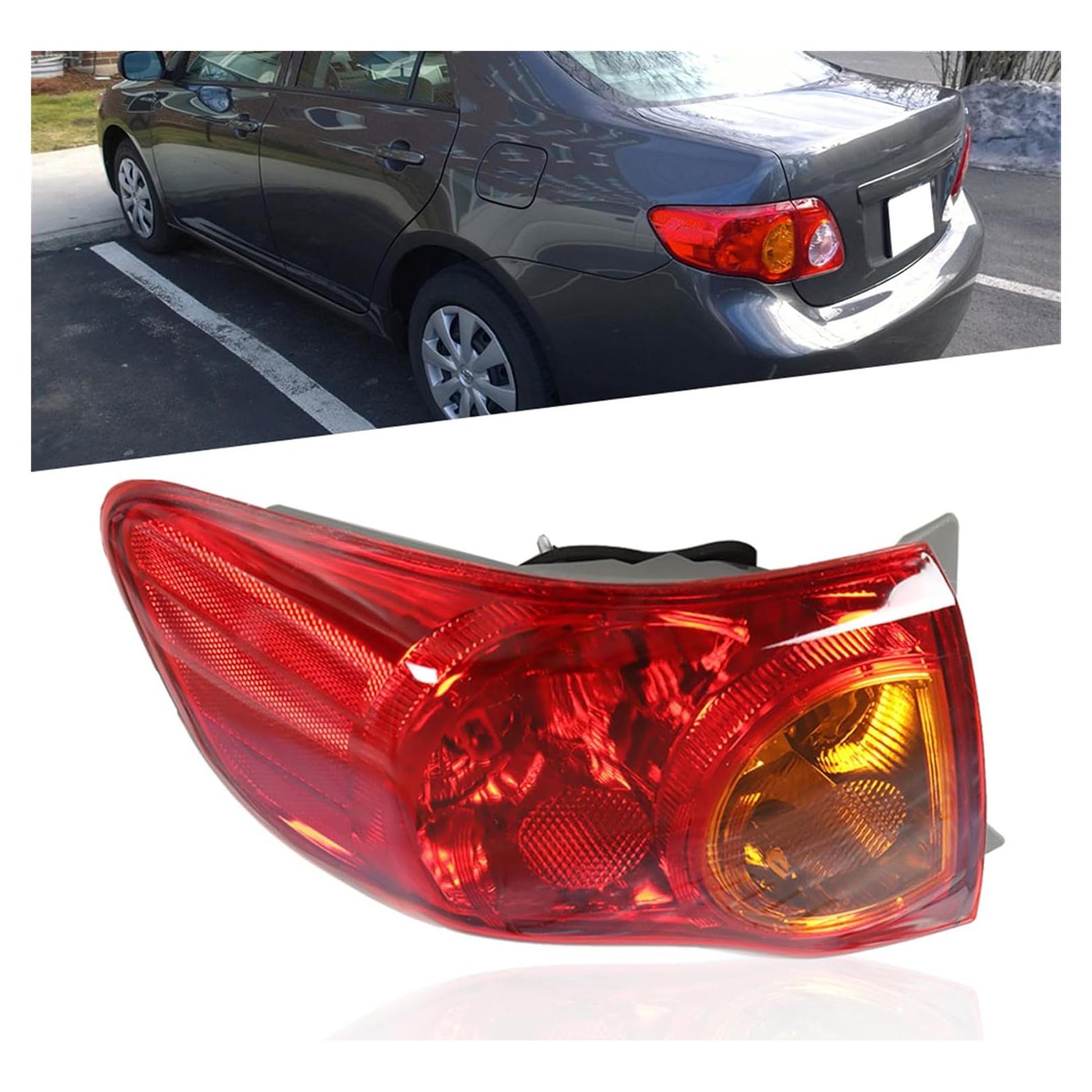 Luz Trasera Roja GXYWADY para Toyota Corolla 2009-2010 Izquierda