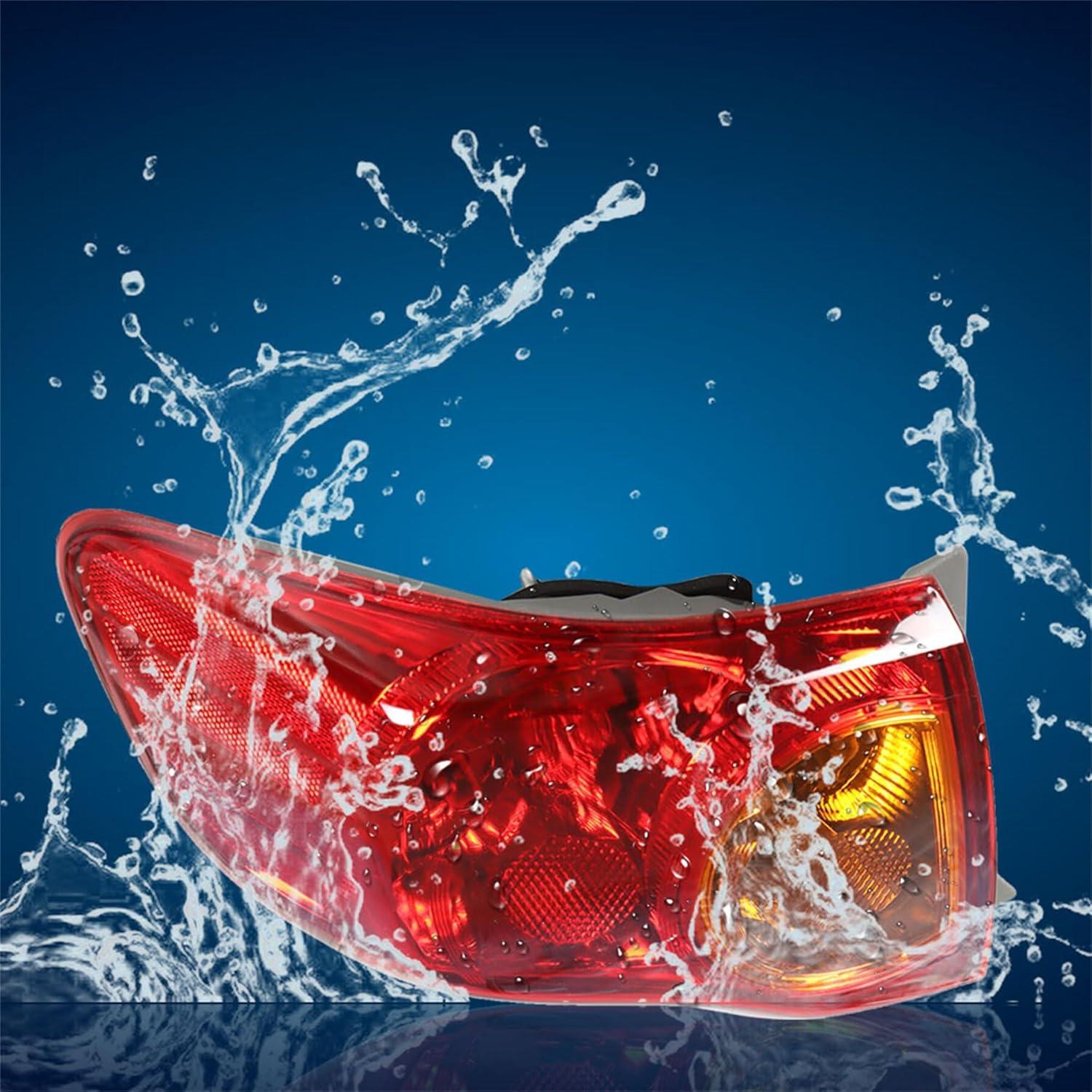 Luz Trasera Roja GXYWADY para Toyota Corolla 2009-2010 Izquierda