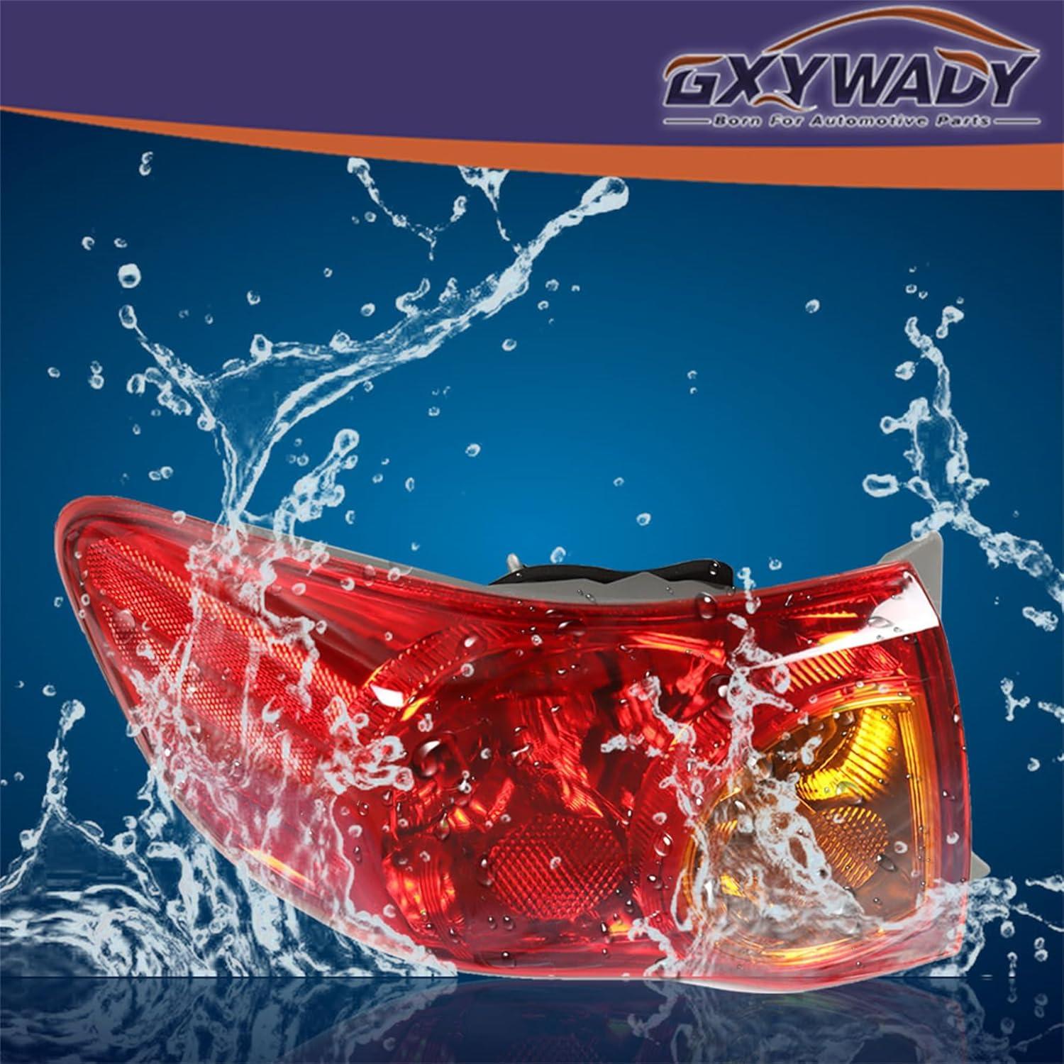 Luz Trasera Roja GXYWADY para Toyota Corolla 2009-2010 Izquierda