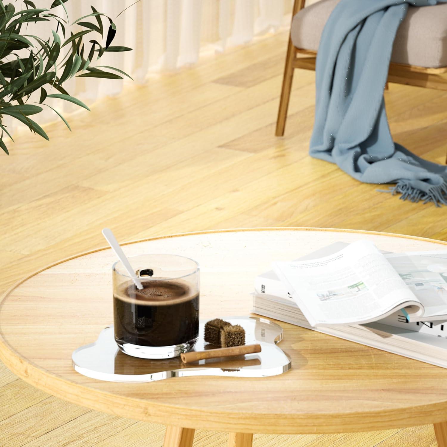 Posavasos de Acrílico Irregulares Leadiy en Forma de Nube