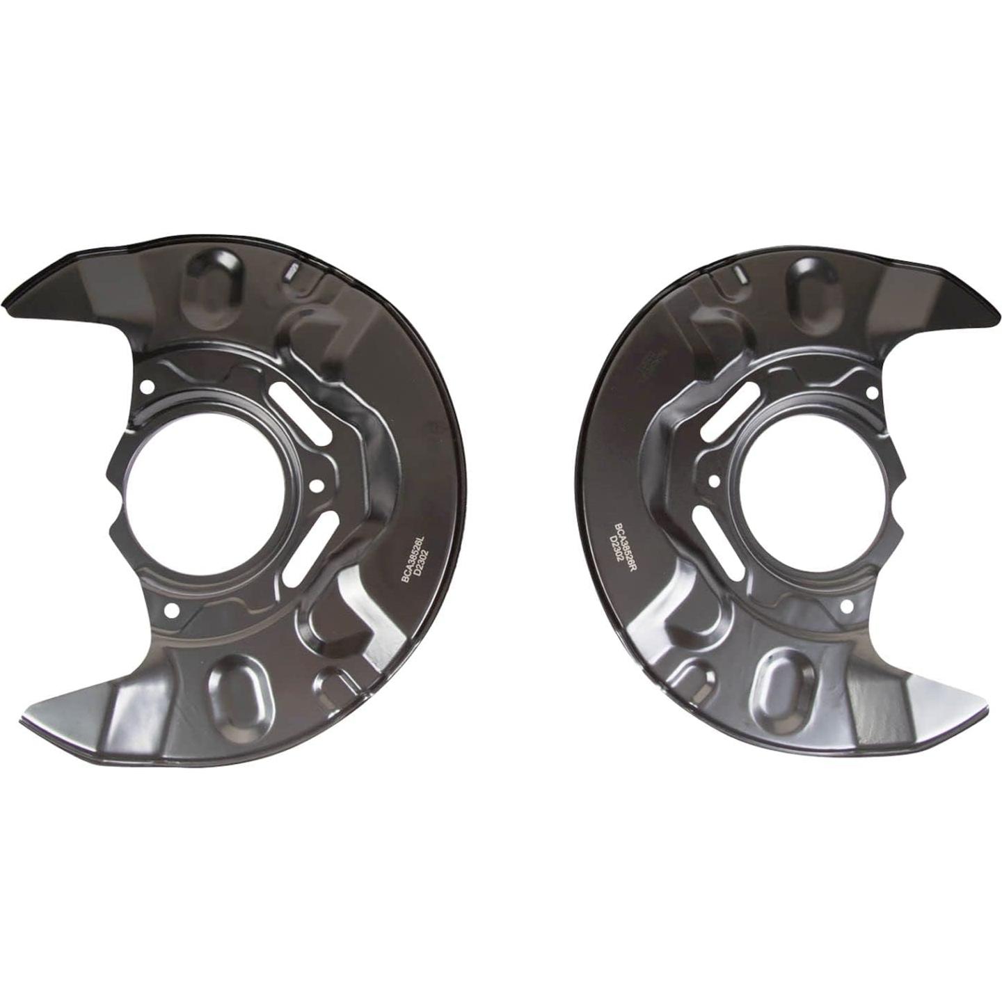 Juego de Escudos de Polvo de Freno Delantero AM Autoparts 2 Piezas