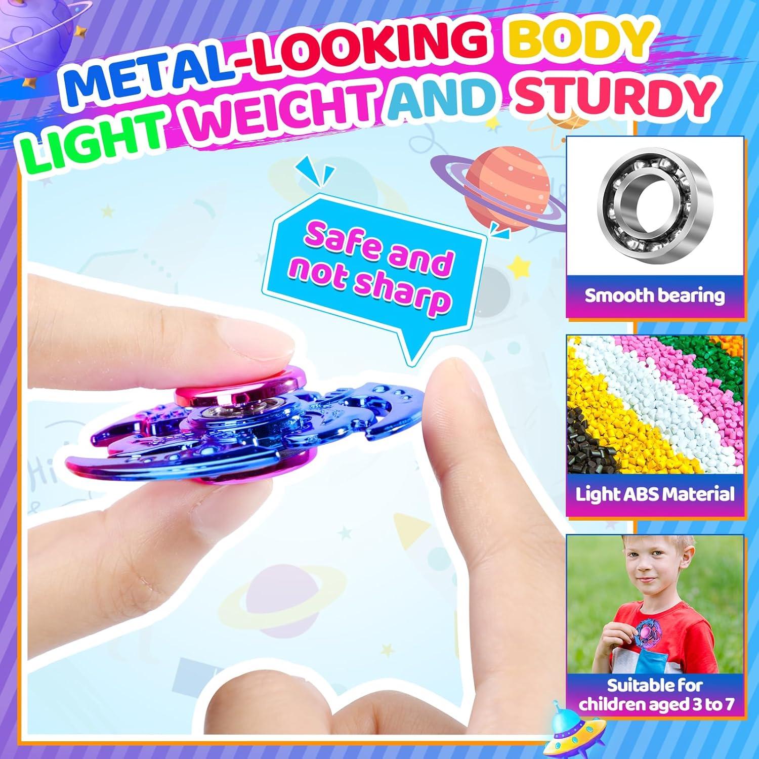 Paquete de 12 Spinners de Plástico Jawhock - Antiestrés