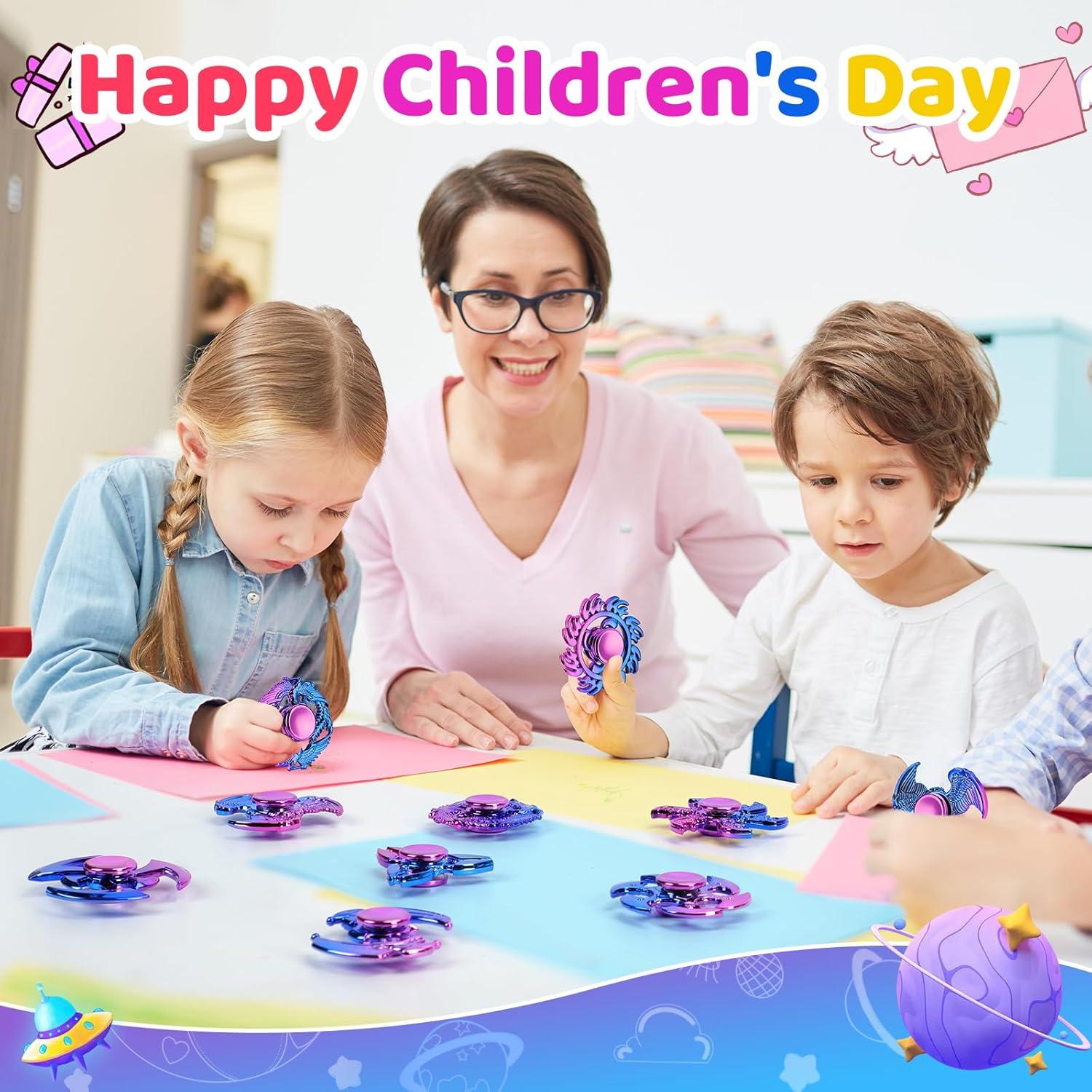 Paquete de 12 Spinners de Plástico Jawhock - Antiestrés