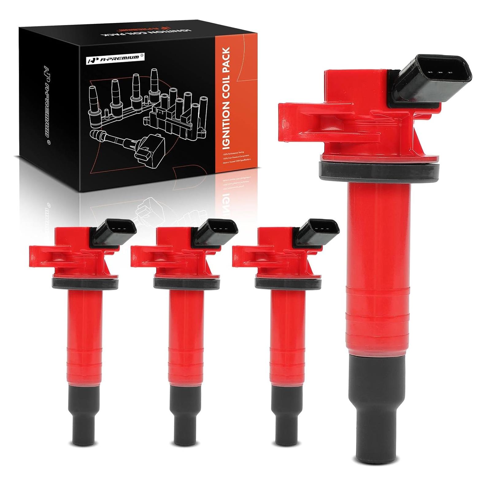 Bobinas de Encendido A-Premium Set de 4 para Toyota y Chevrolet