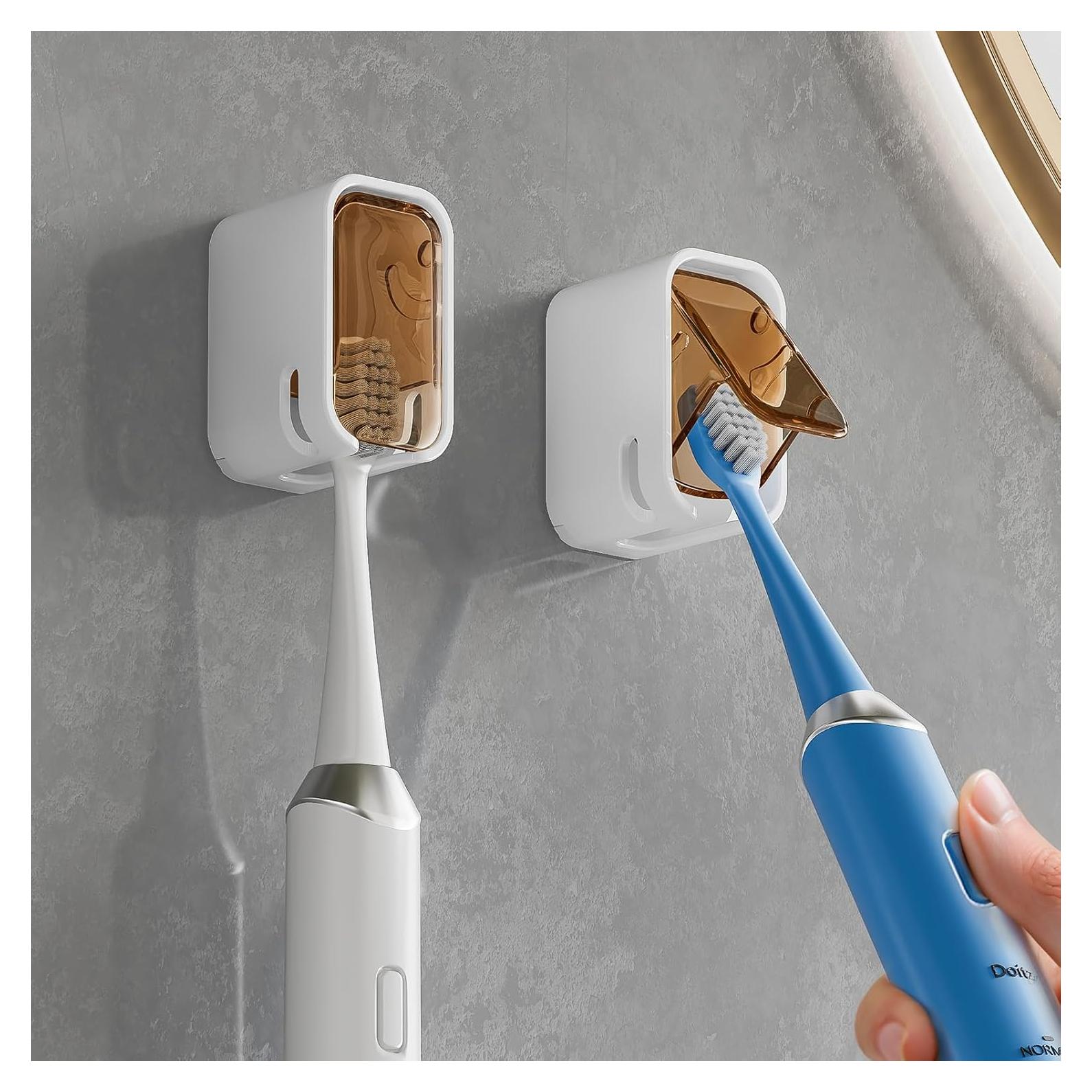 Soporte para Cepillos de Dientes MOPMS 2PCS Montaje en Pared