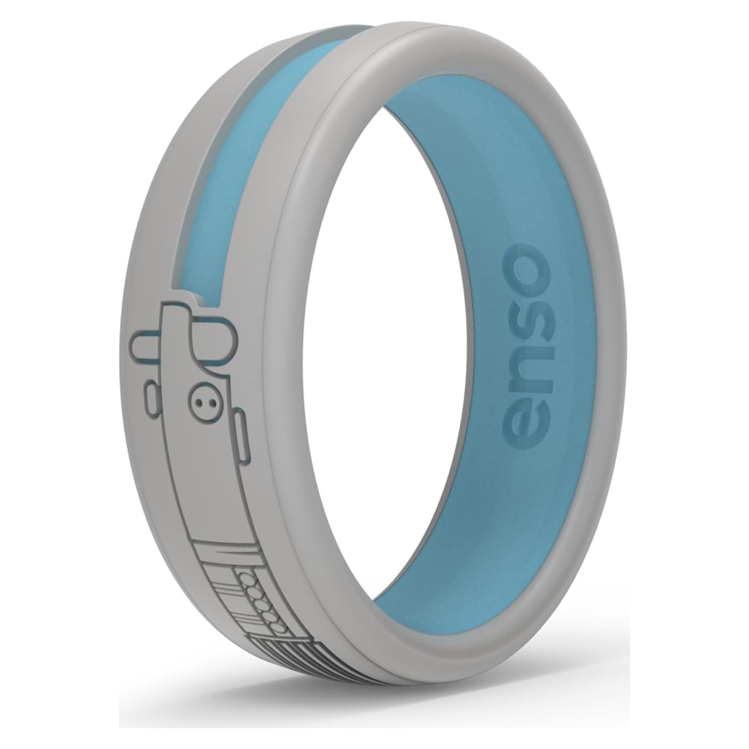Anillo de Silicona Doble Tono Enso Rings Star Wars Skywalker