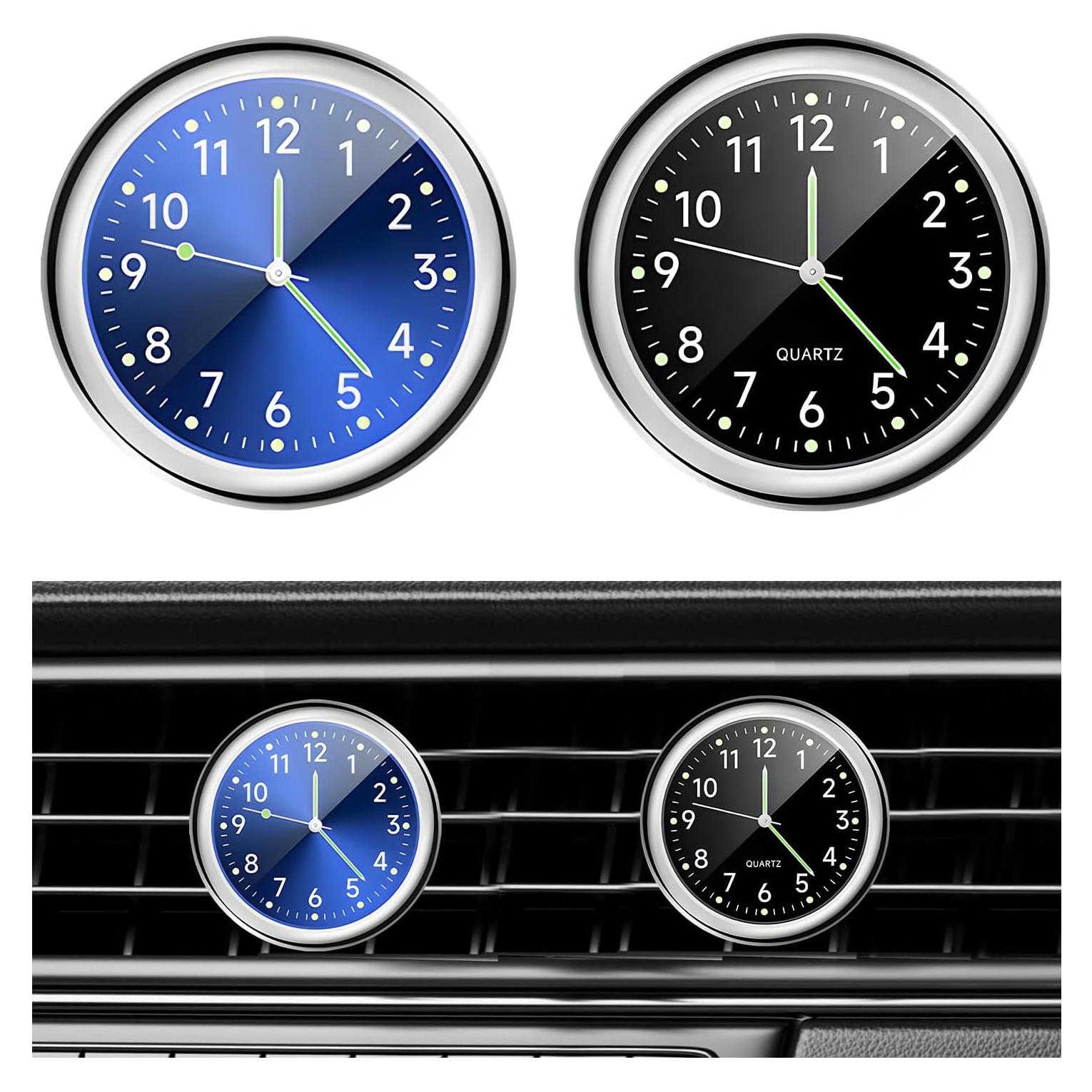 Reloj de Coche Adherible Dickno Mini Luminiscente 3,99 cm