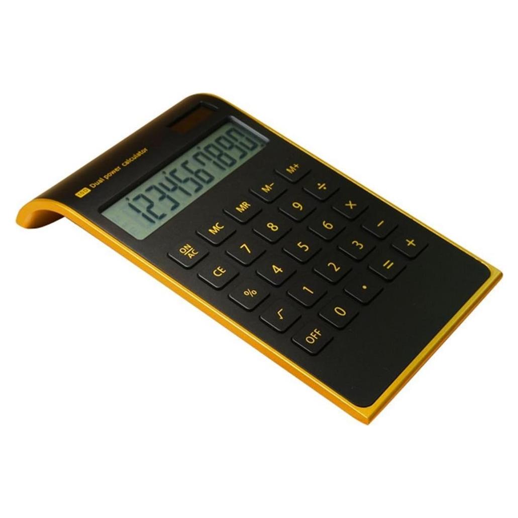 Calculadora Yescool AQ460 Solar 10 Dígitos Diseño Delgado