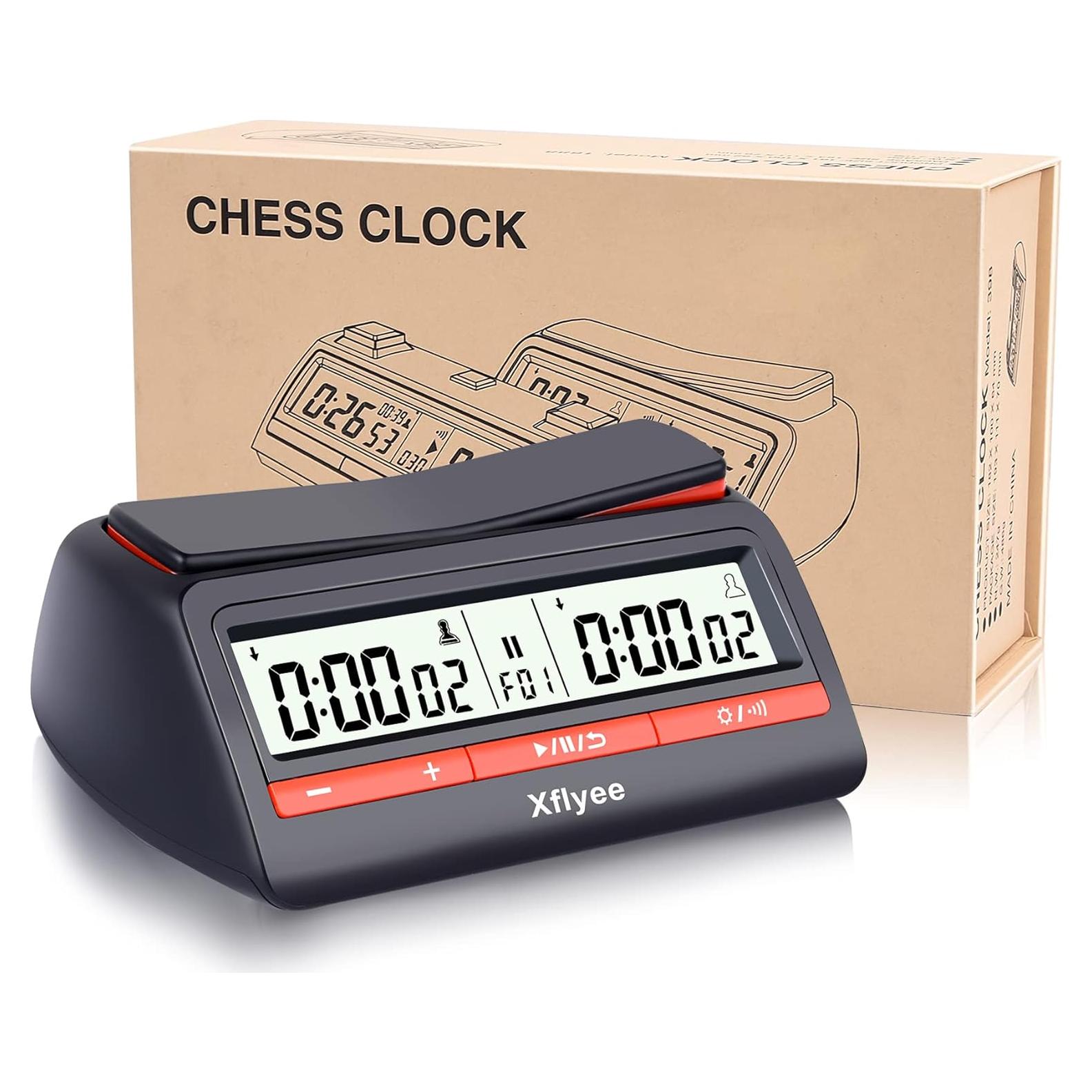 Reloj de Ajedrez Xflyee Digital Portátil con Bonificación