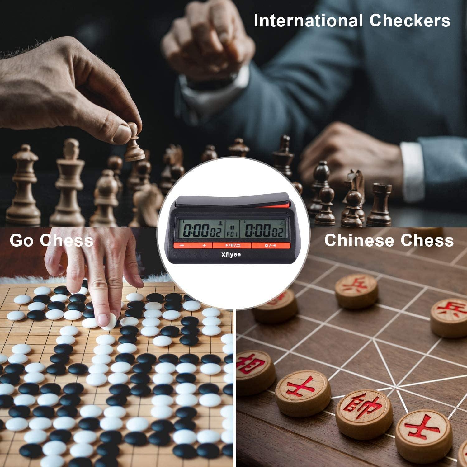 Reloj de Ajedrez Xflyee Digital Portátil con Bonificación