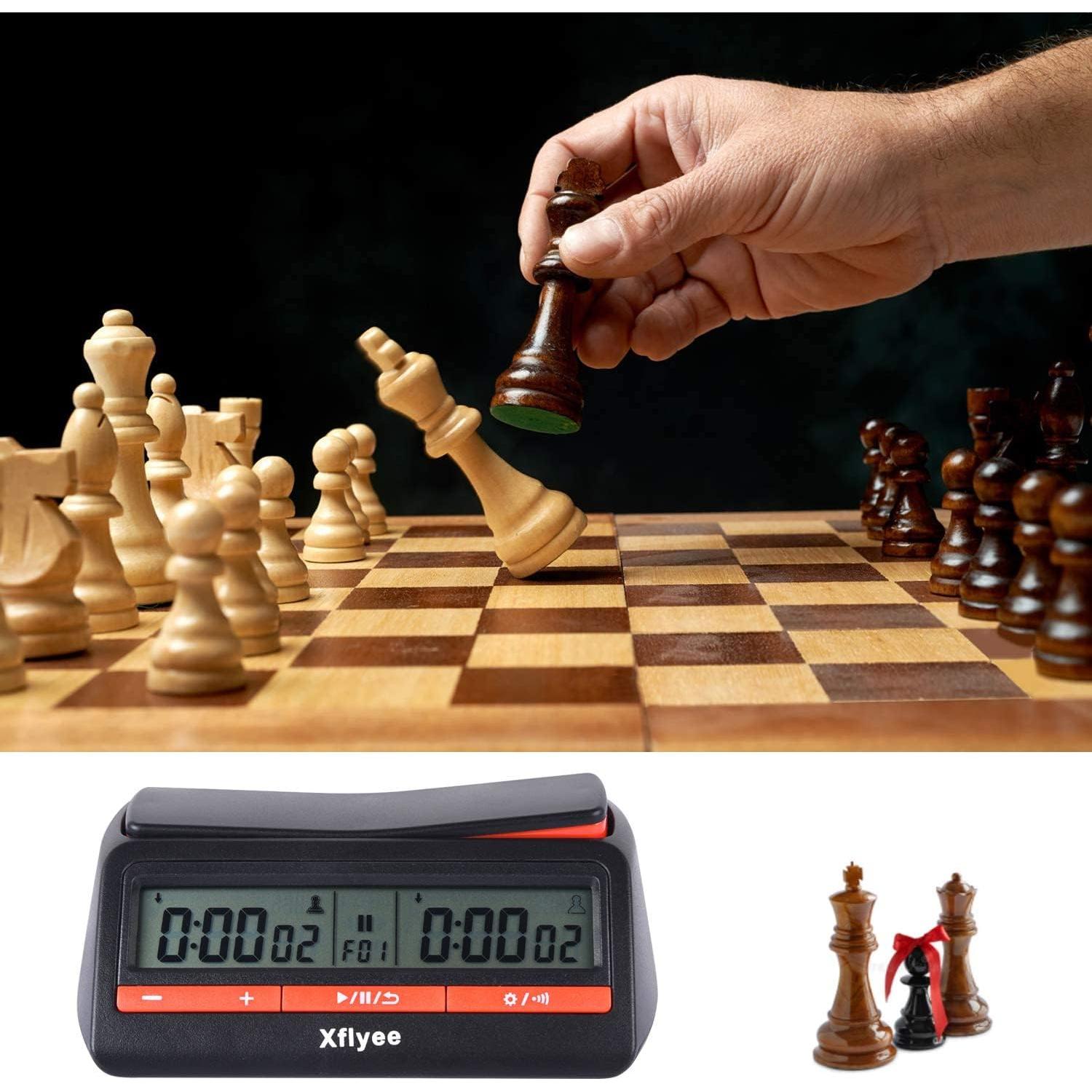 Reloj de Ajedrez Xflyee Digital Portátil con Bonificación