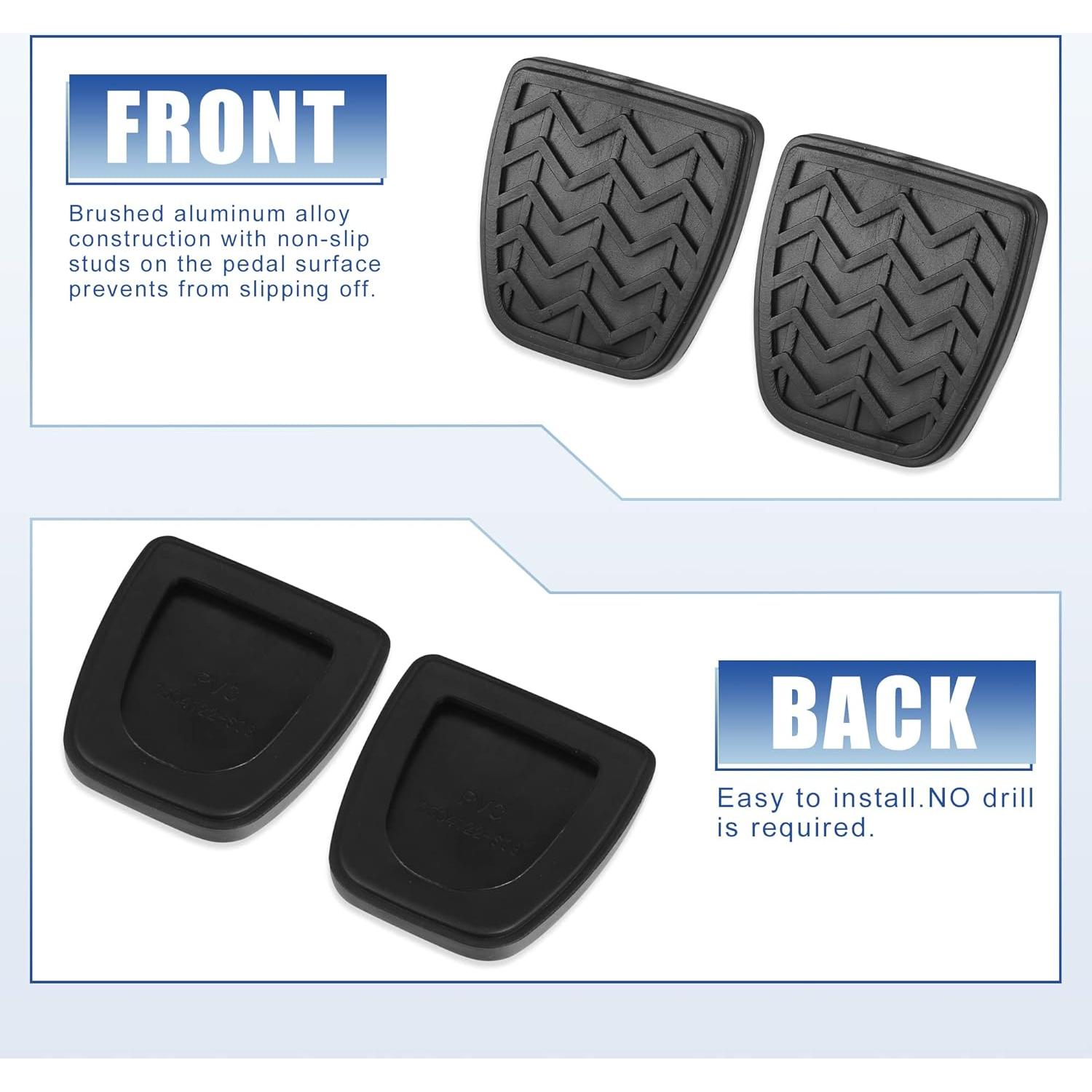 Cubiertas de Pedal de Acelerador y Freno X AUTOHAUX para Toyota