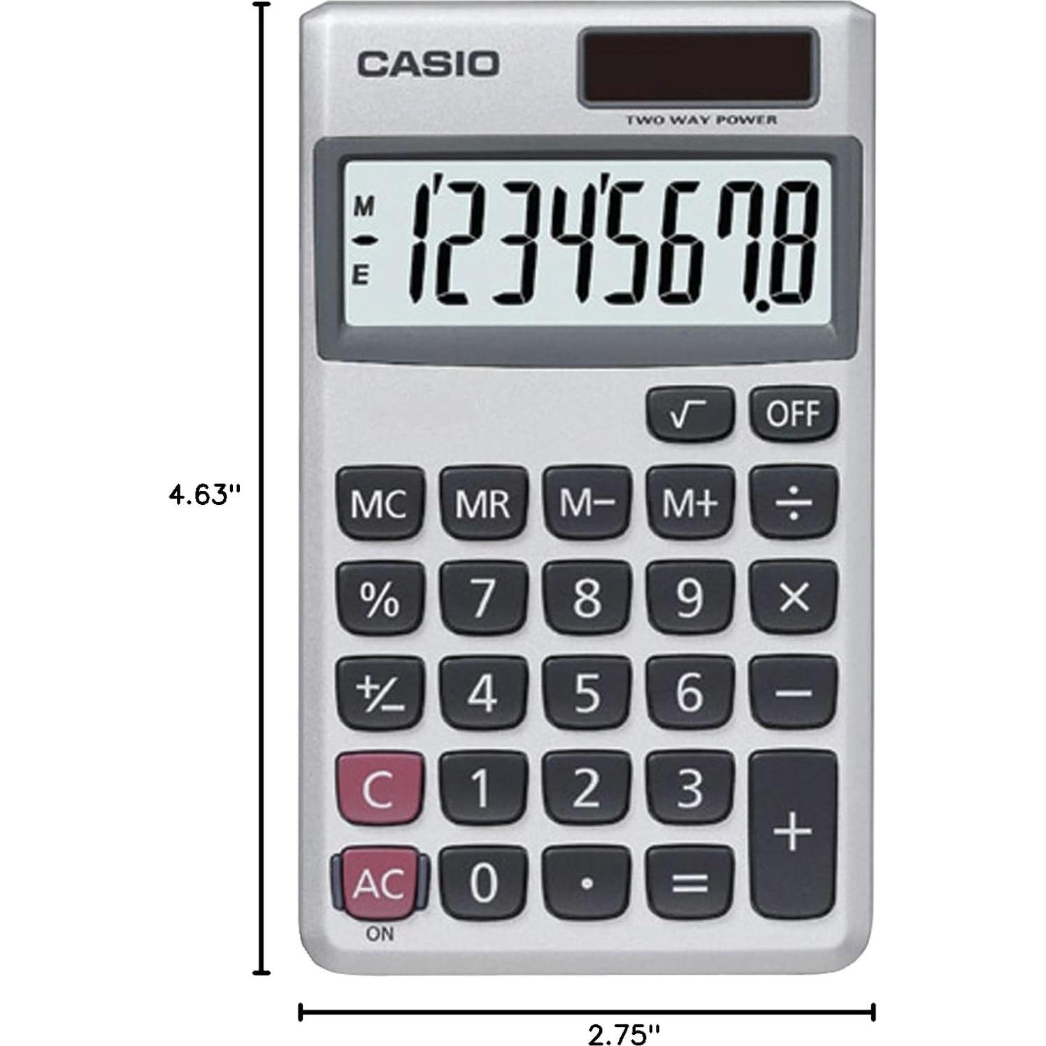 Calculadora Solar Casio SL-300SV 8 Dígitos Compacta