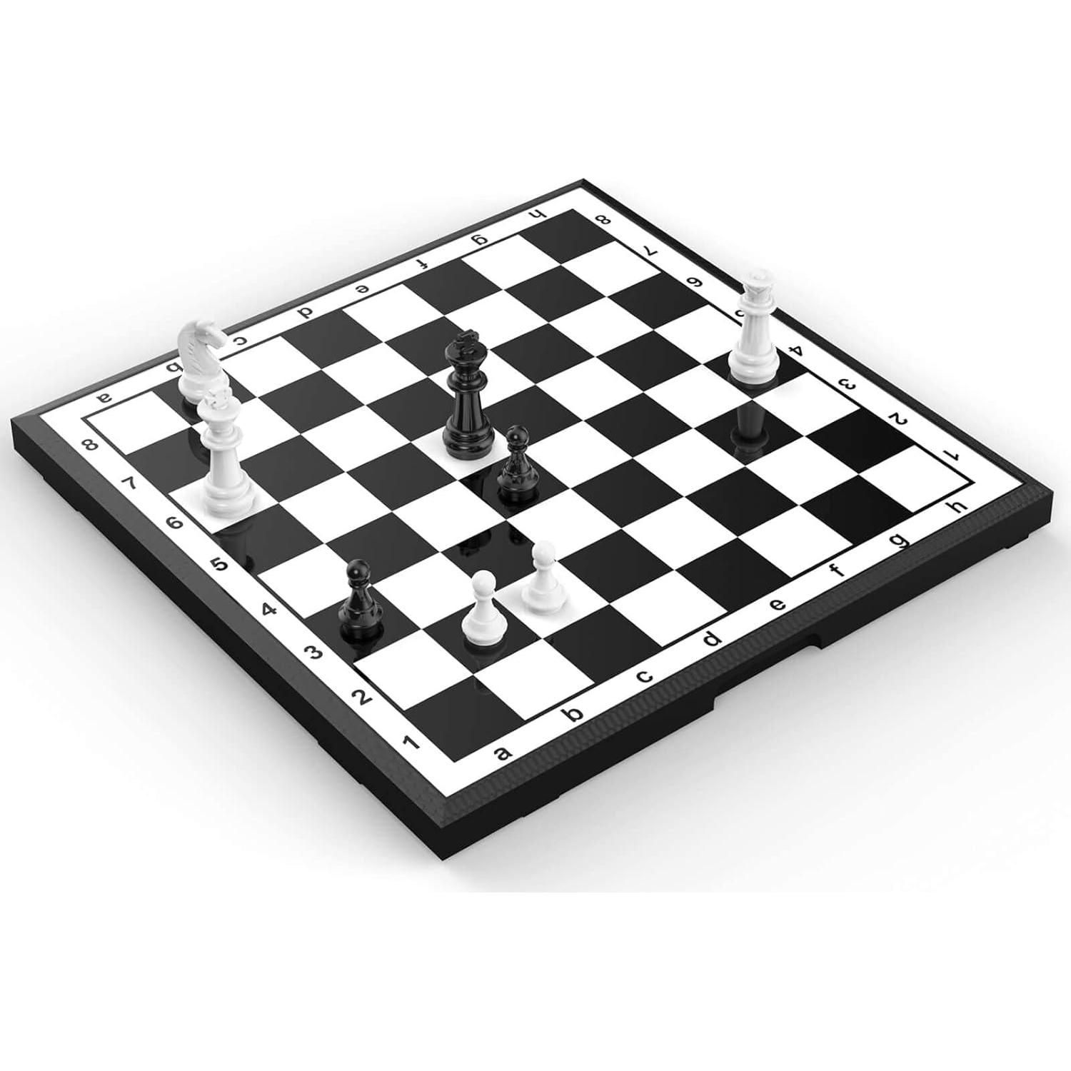 Juego de Ajedrez de Viaje FanVince Magnético Plegable 24 cm