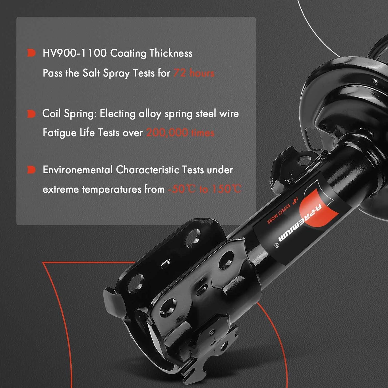 Amortiguador y Resorte Coil A-Premium Toyota Yaris 2006-2011