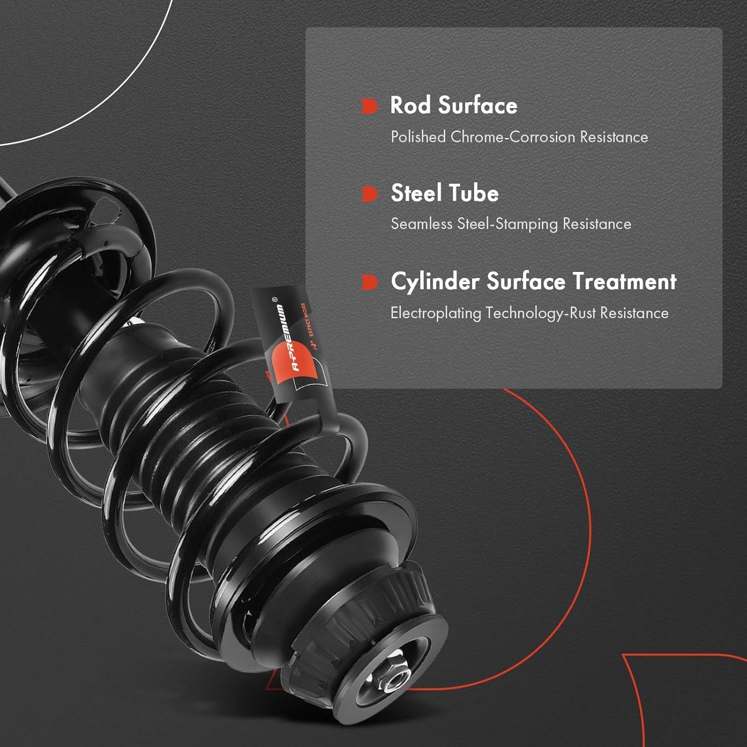 Amortiguador y Resorte Coil A-Premium Toyota Yaris 2006-2011