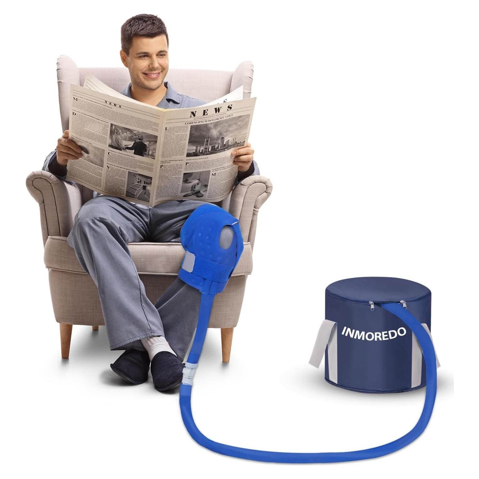 Máquina de Hielo Inmoredo para Rodilla - Terapia Fría Portátil