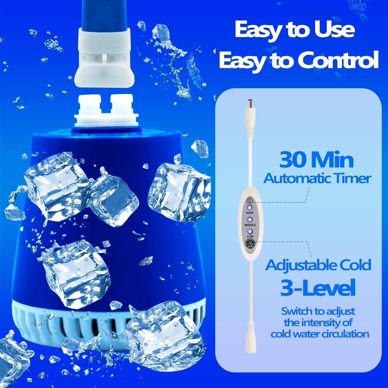 Máquina de Hielo Inmoredo para Rodilla - Terapia Fría Portátil