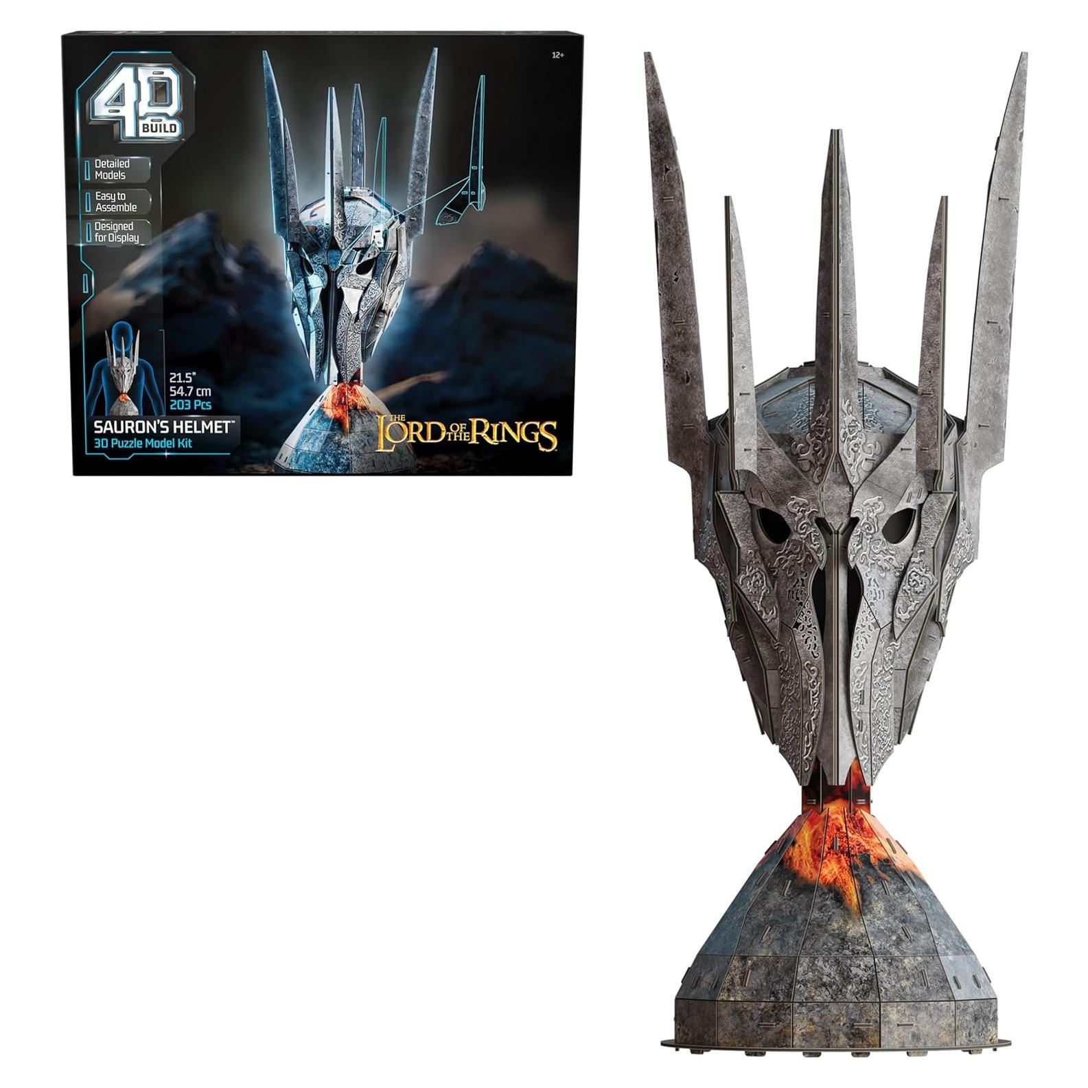 Casco de Sauron 4D Build Spin Master 203 Piezas Decorativo