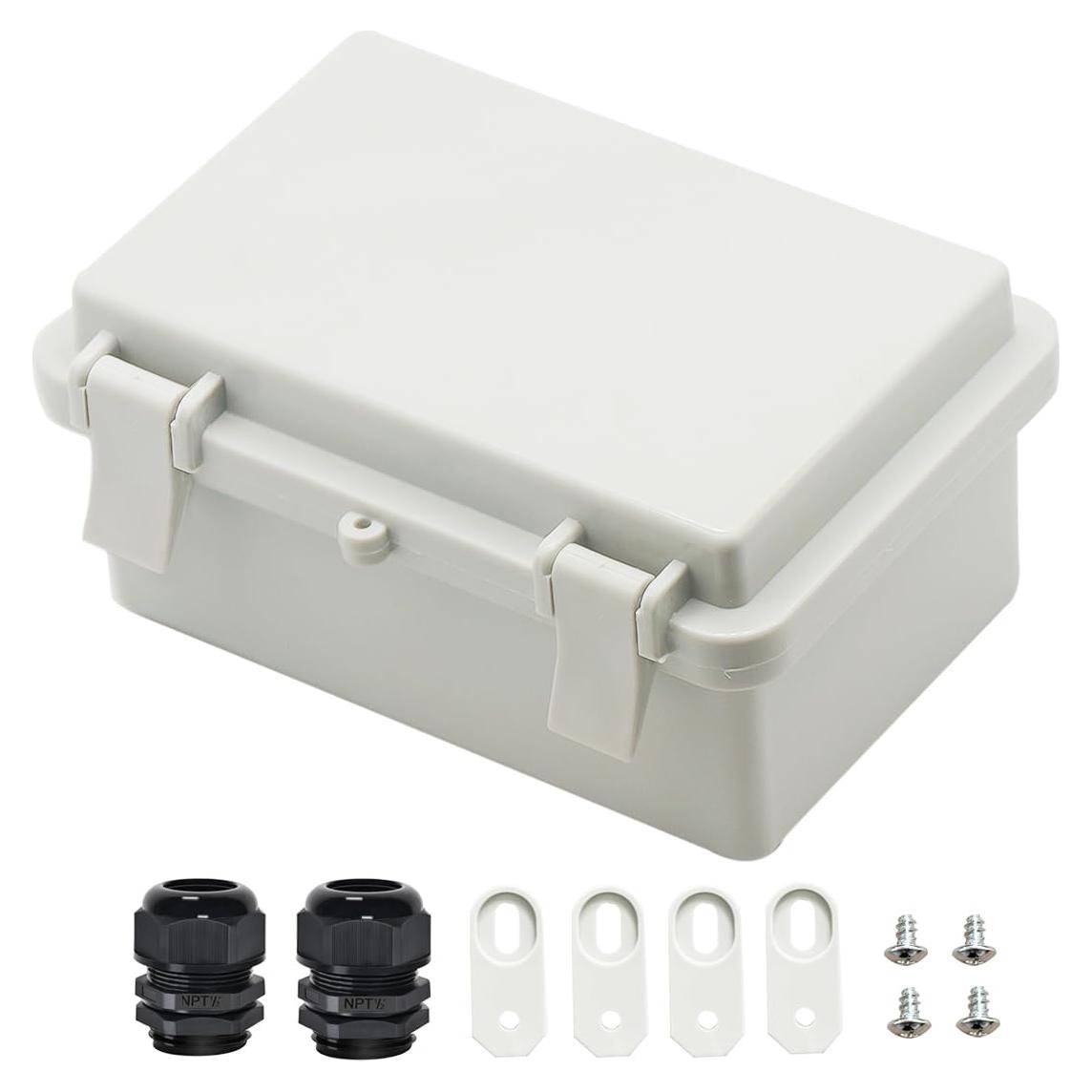 Caja Eléctrica Impermeable IP65 Zulkit 15x10x7 cm ABS