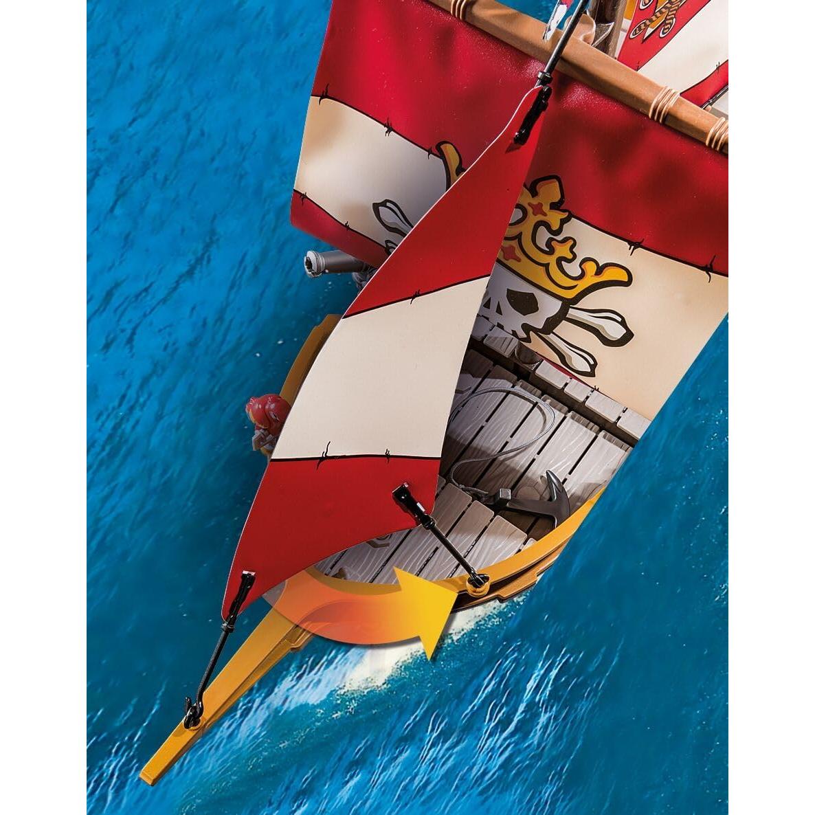 Barco Pirata Playmobil 71418 con 101 Accesorios