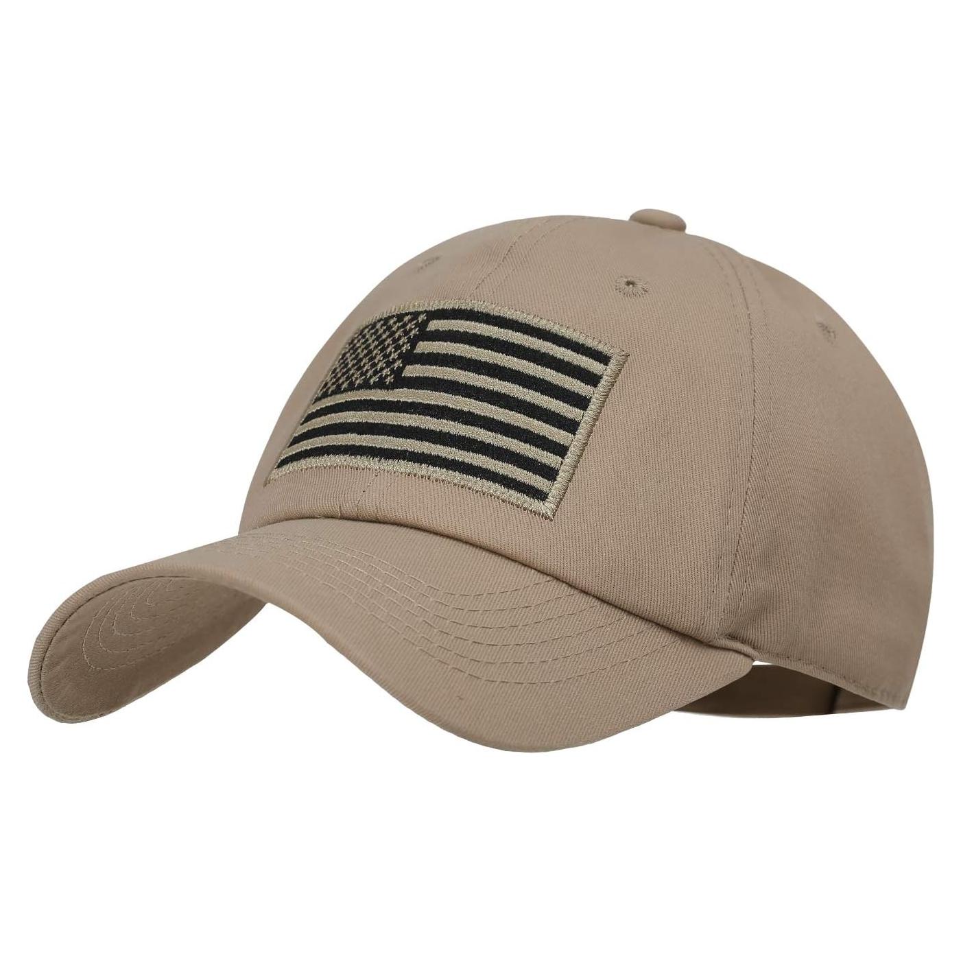 Gorra de béisbol IIN con bandera americana unisex ajustable