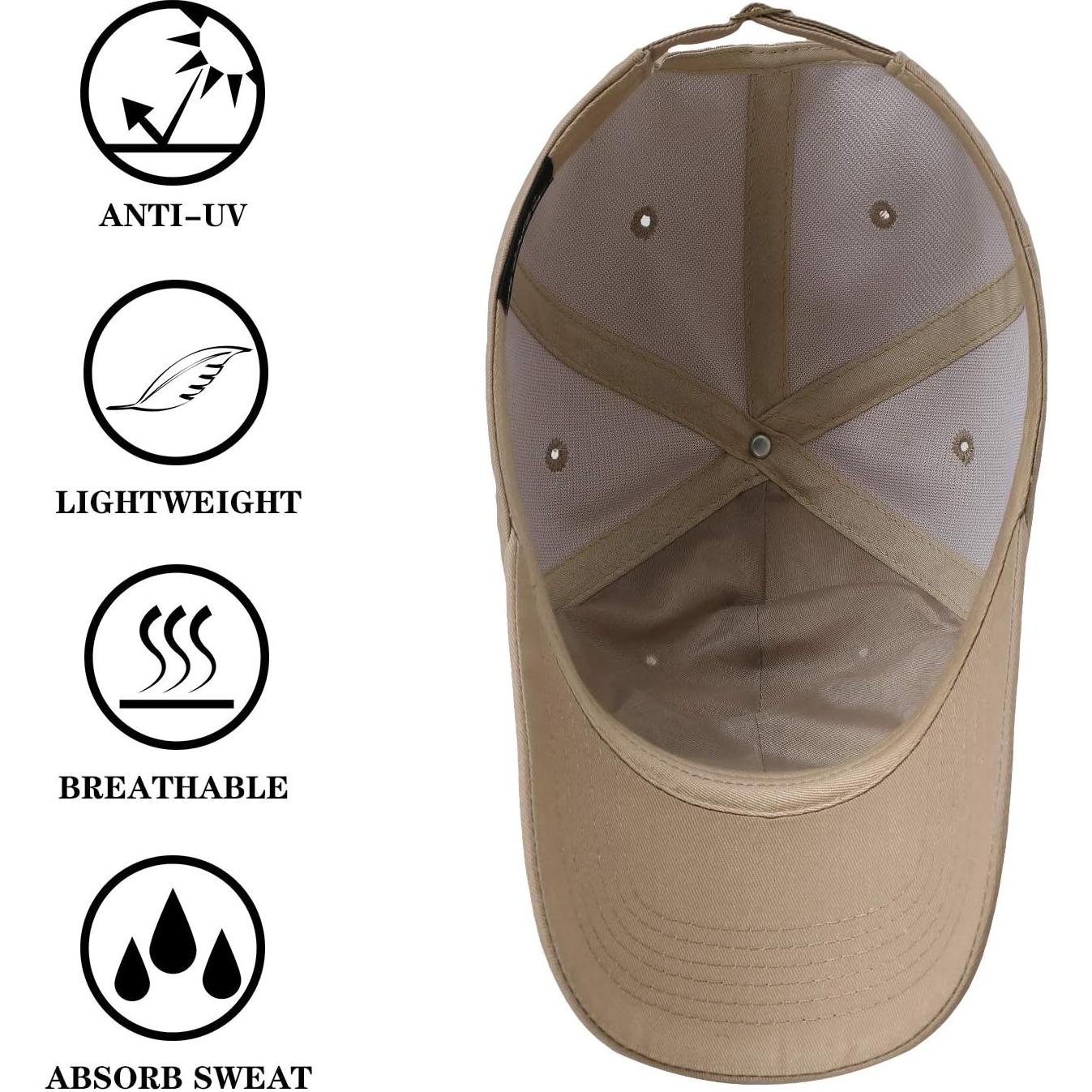 Gorra de béisbol IIN con bandera americana unisex ajustable