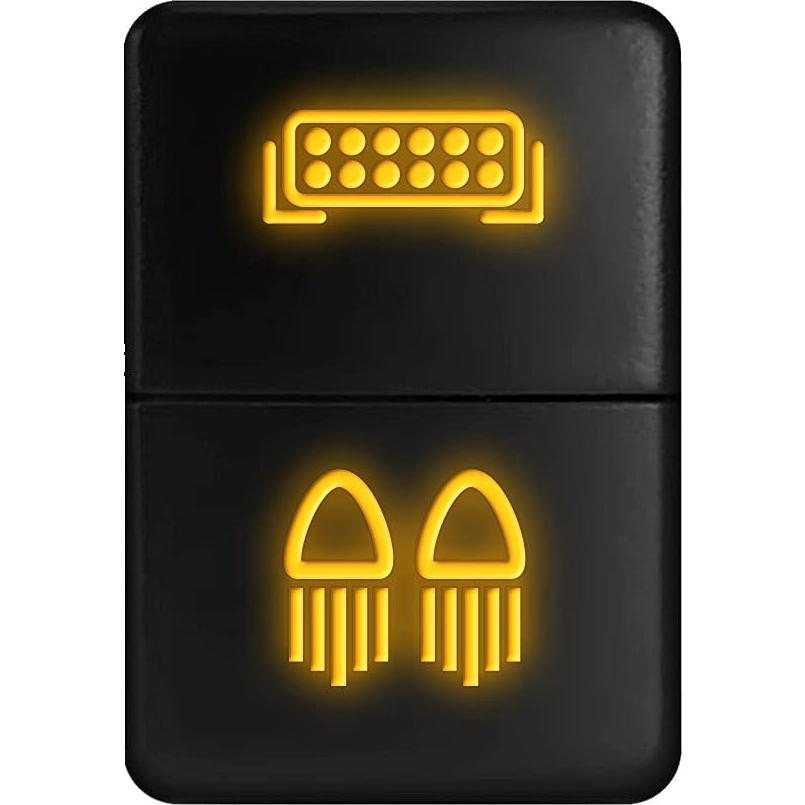 Interruptor de Luz Toyota Doble Función Naranja-Blanco