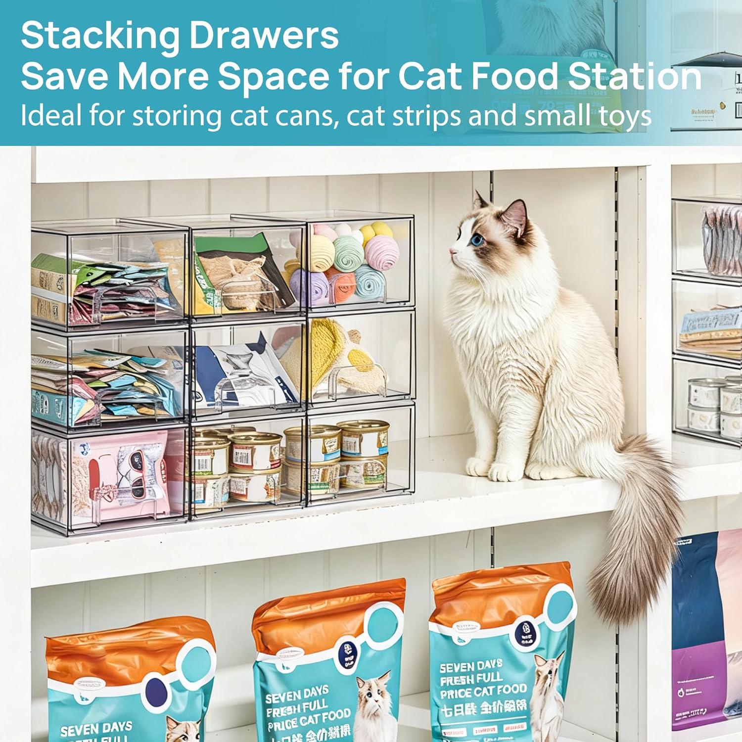 Cajones de Almacenamiento Apilables Vtopmart 6 Piezas 11.2 cm