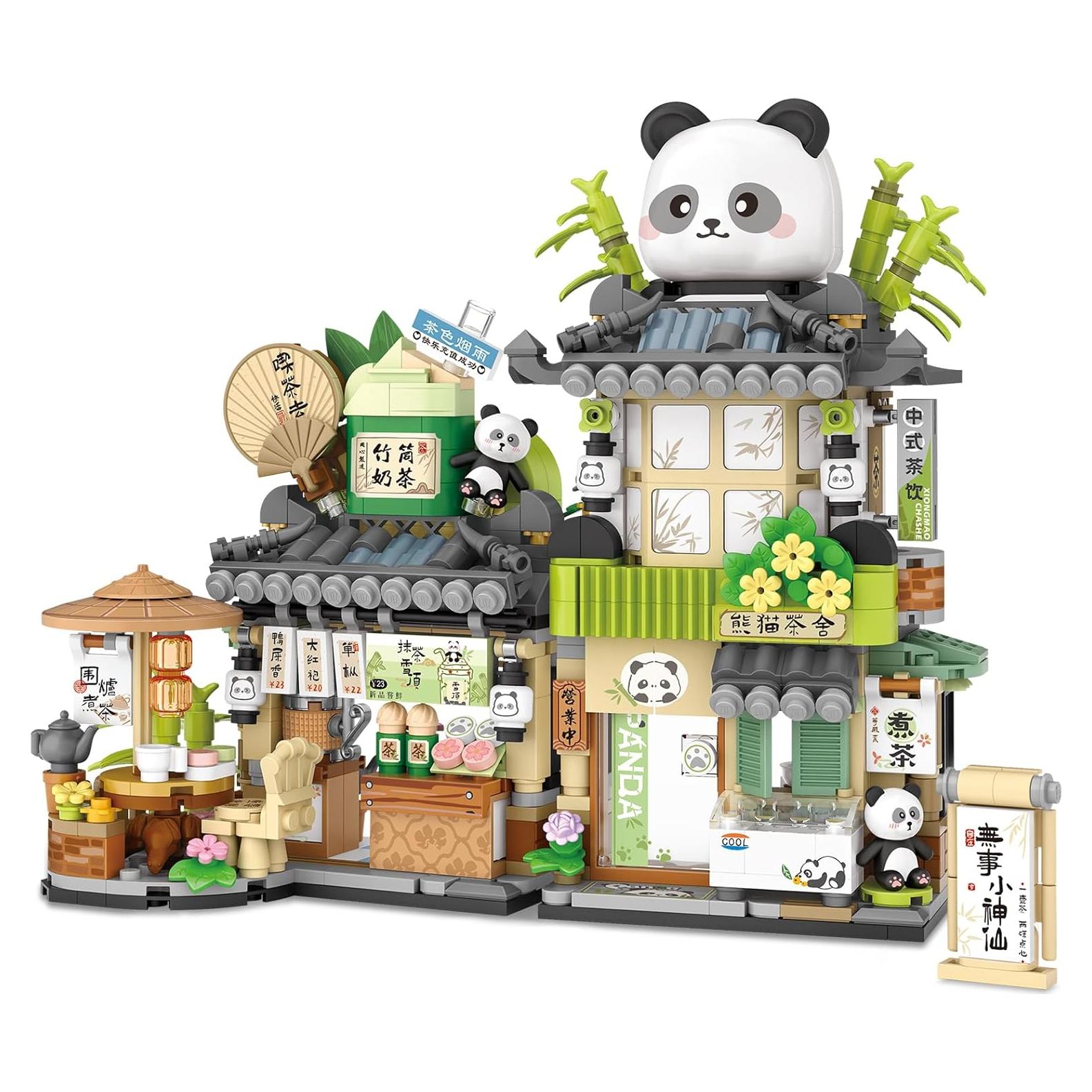 Bloques de Construcción Mini Tienda de Té Shantou 860 Piezas