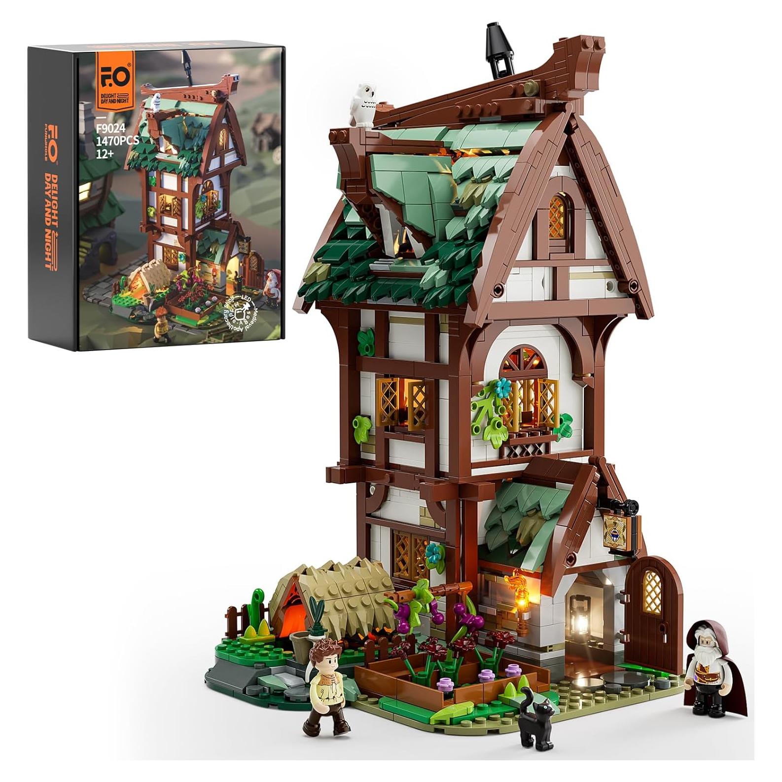 Set de Construcción Tienda de Herboristería FUNWHOLE 1470 Pcs