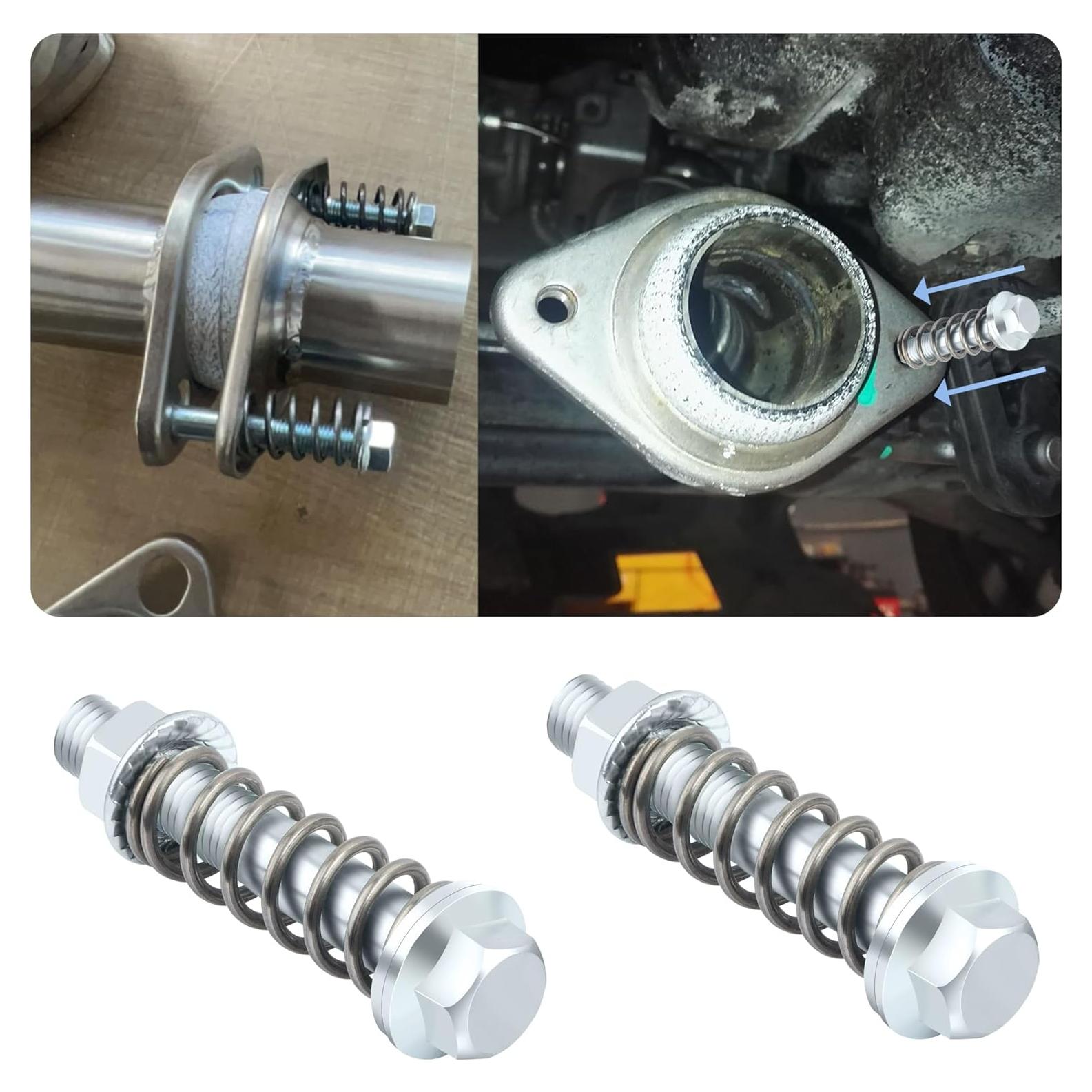 Kit de Tornillos y Tuercas de Escape Stacool M10x1.5mm 2Pcs