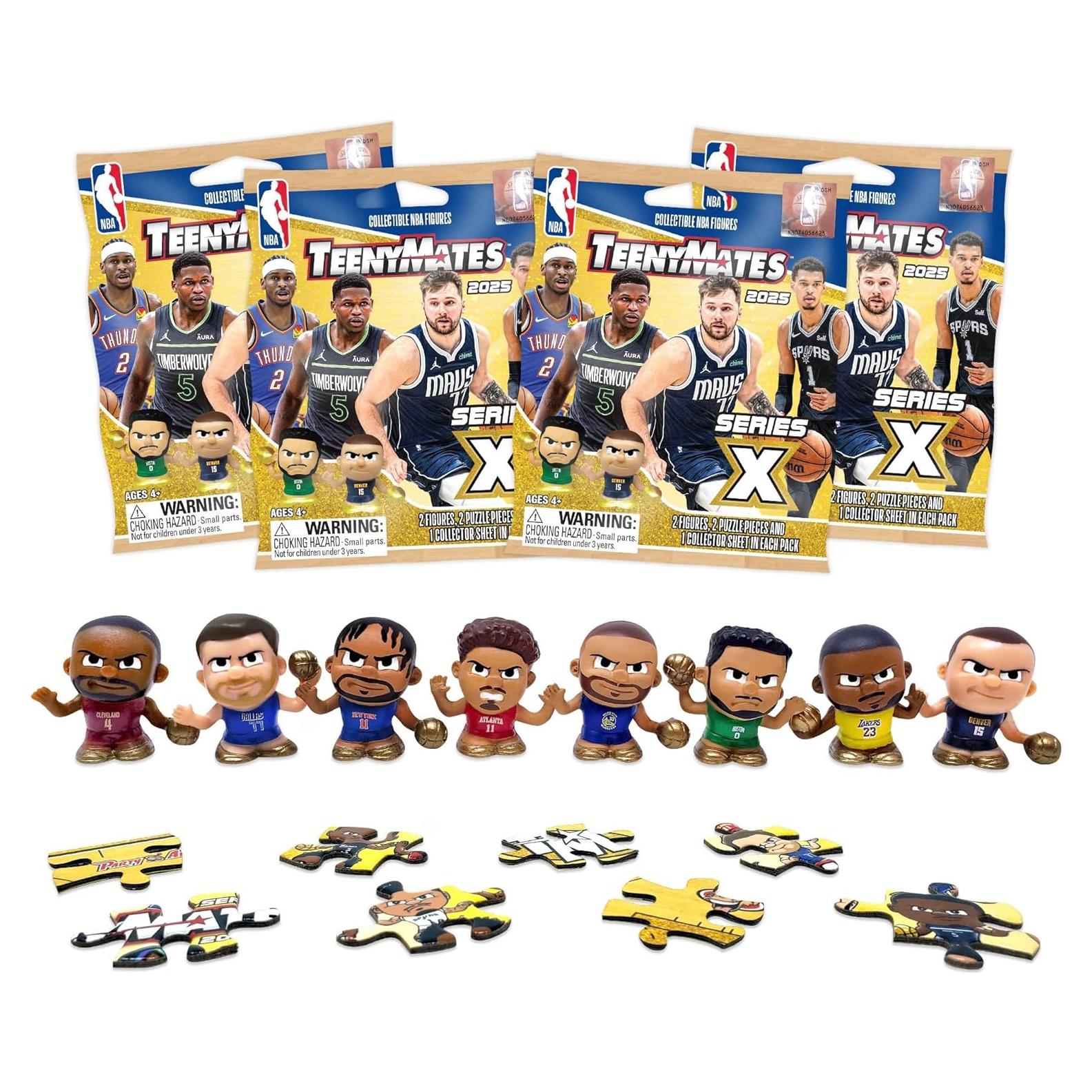 Conjunto de Figuras de Baloncesto TeenyMates Party Animal 2024