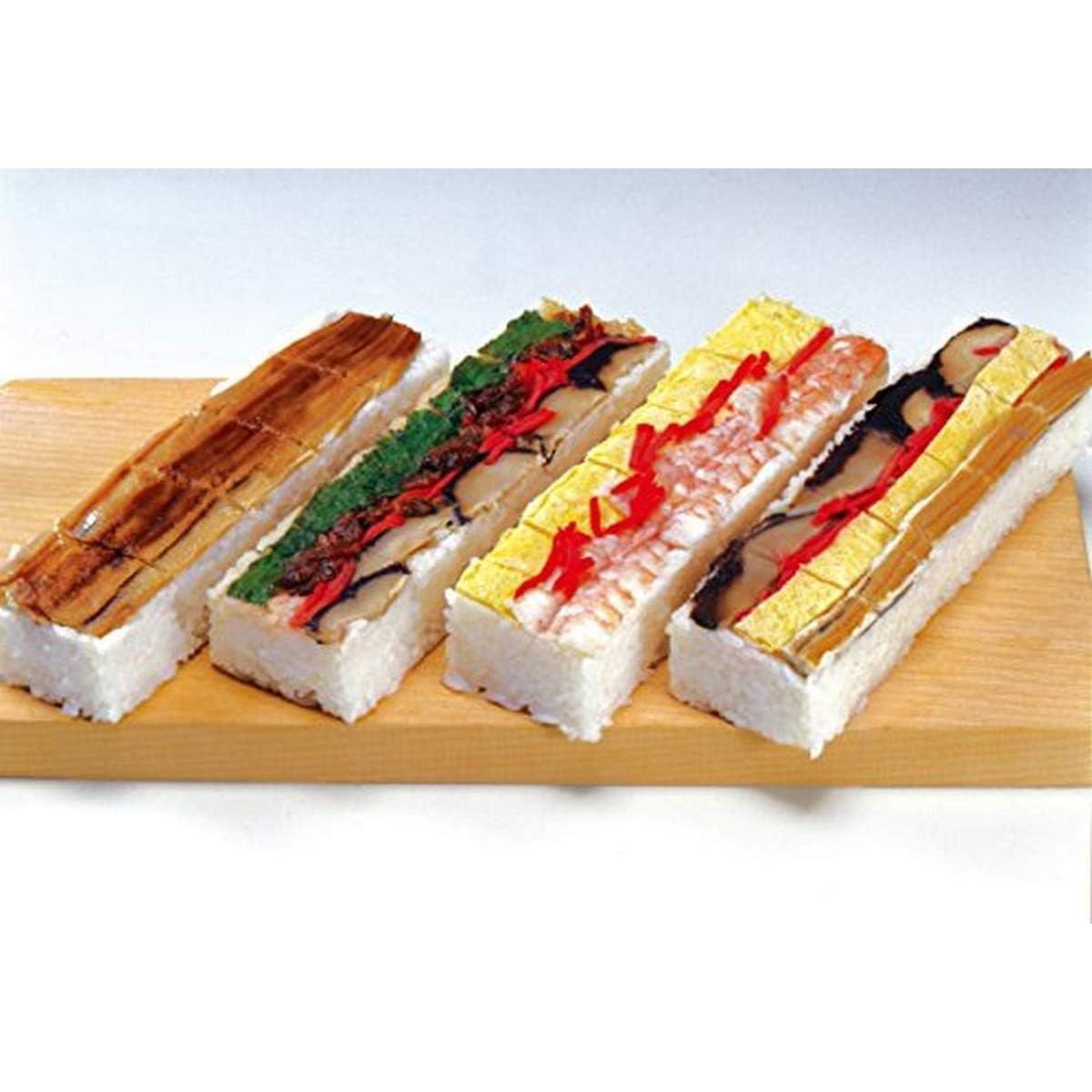 Molde de Sushi Japonés JapanBargain Oshizushi Hako 3 Piezas