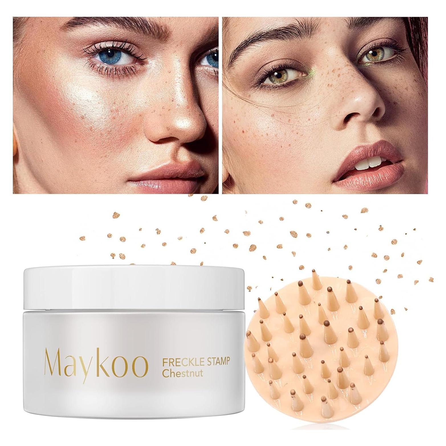 Sello de Pecas Falsas MAYKOO Castaño 15g - Maquillaje Natural