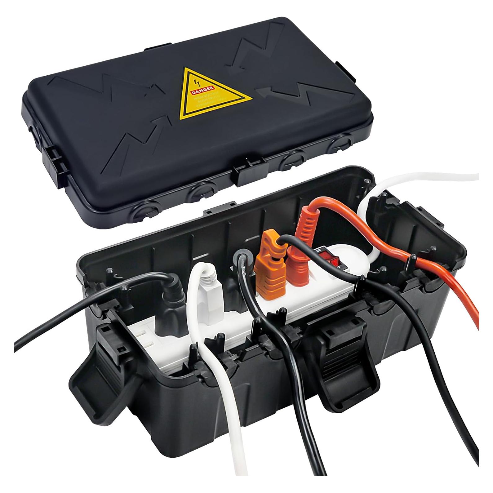 Caja Eléctrica Exterior Hrensaw IP54 26.9x14x11.4 cm Negra