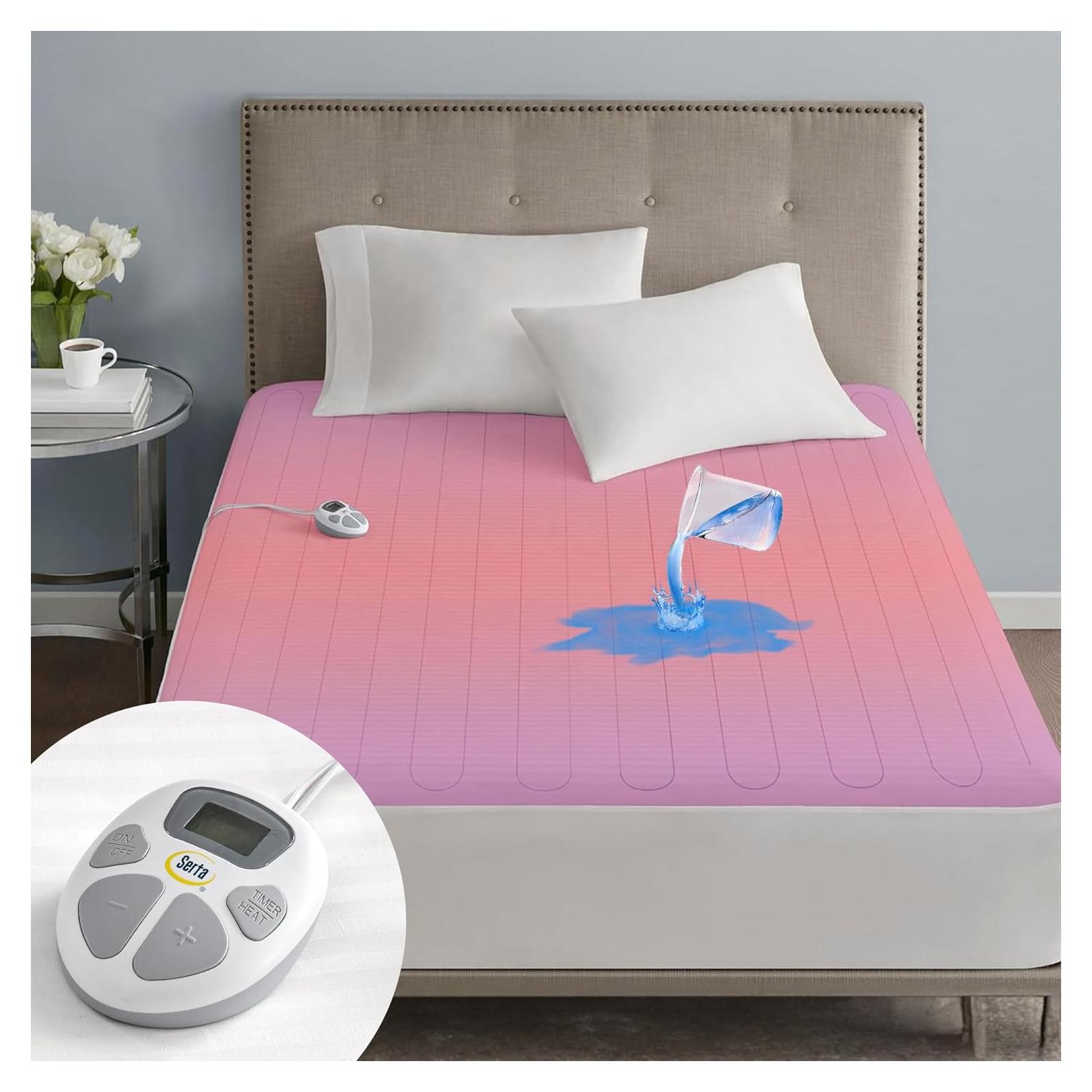 Protector de Colchón Térmico Serta Individual Impermeable 10 Calor