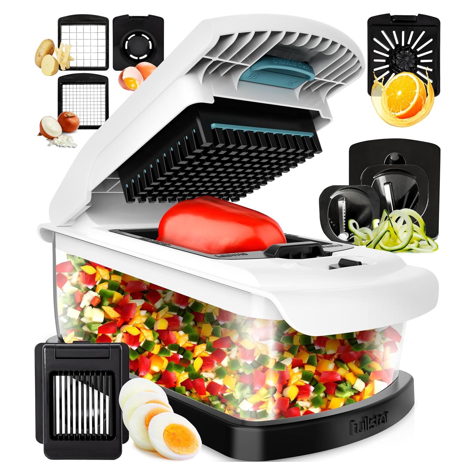 Cortador de Verduras Fullstar 9 en 1 con Bandeja 1.5L