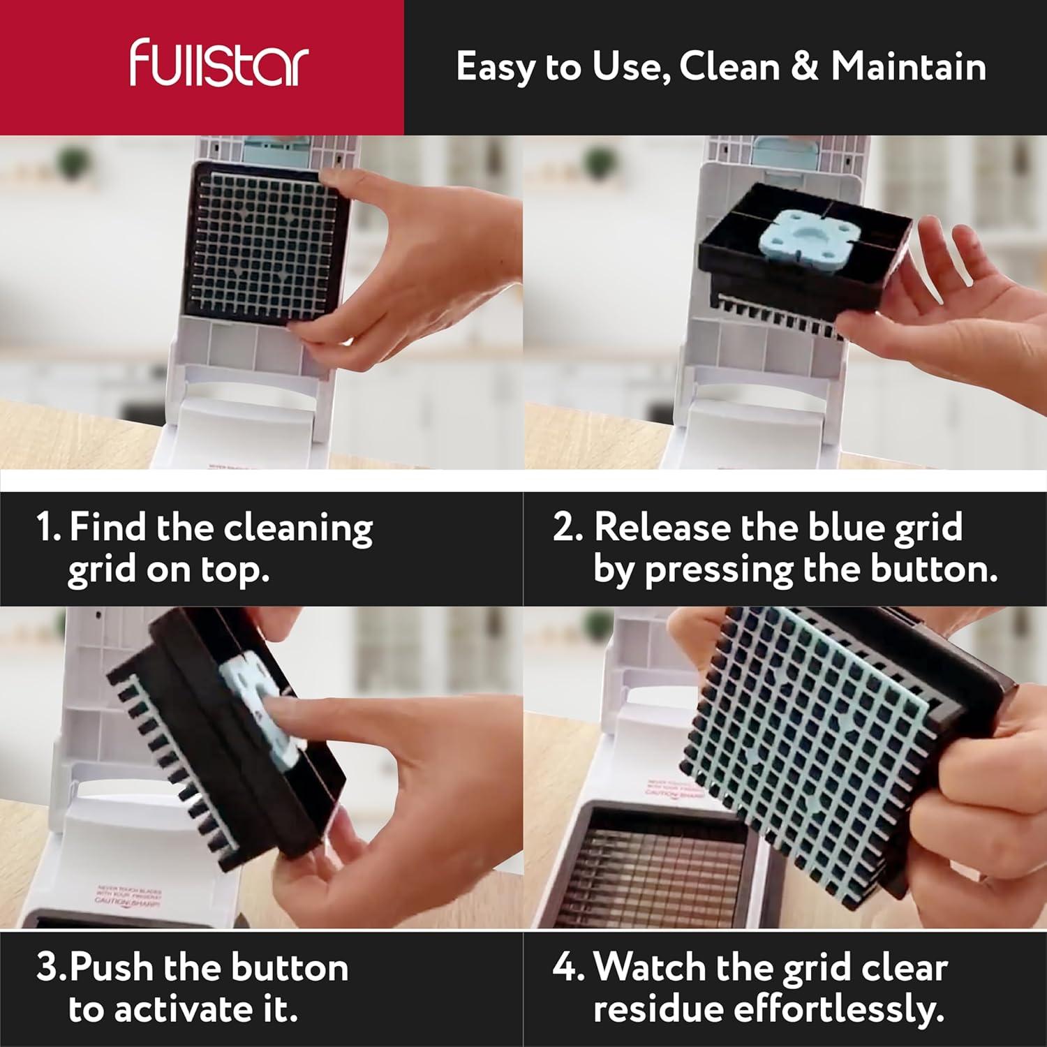 Cortador de Verduras Fullstar 9 en 1 con Bandeja 1.5L