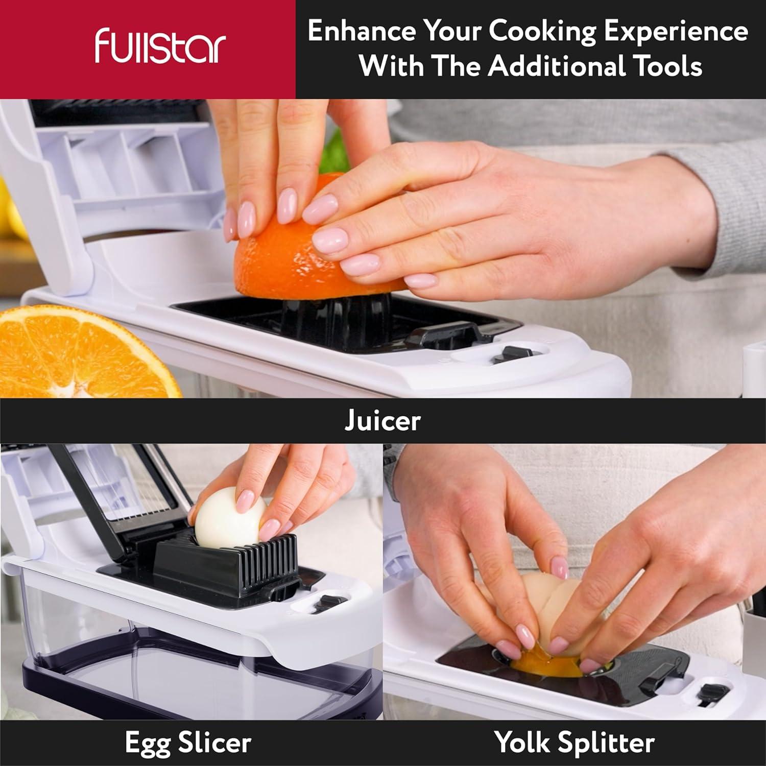 Cortador de Verduras Fullstar 9 en 1 con Bandeja 1.5L