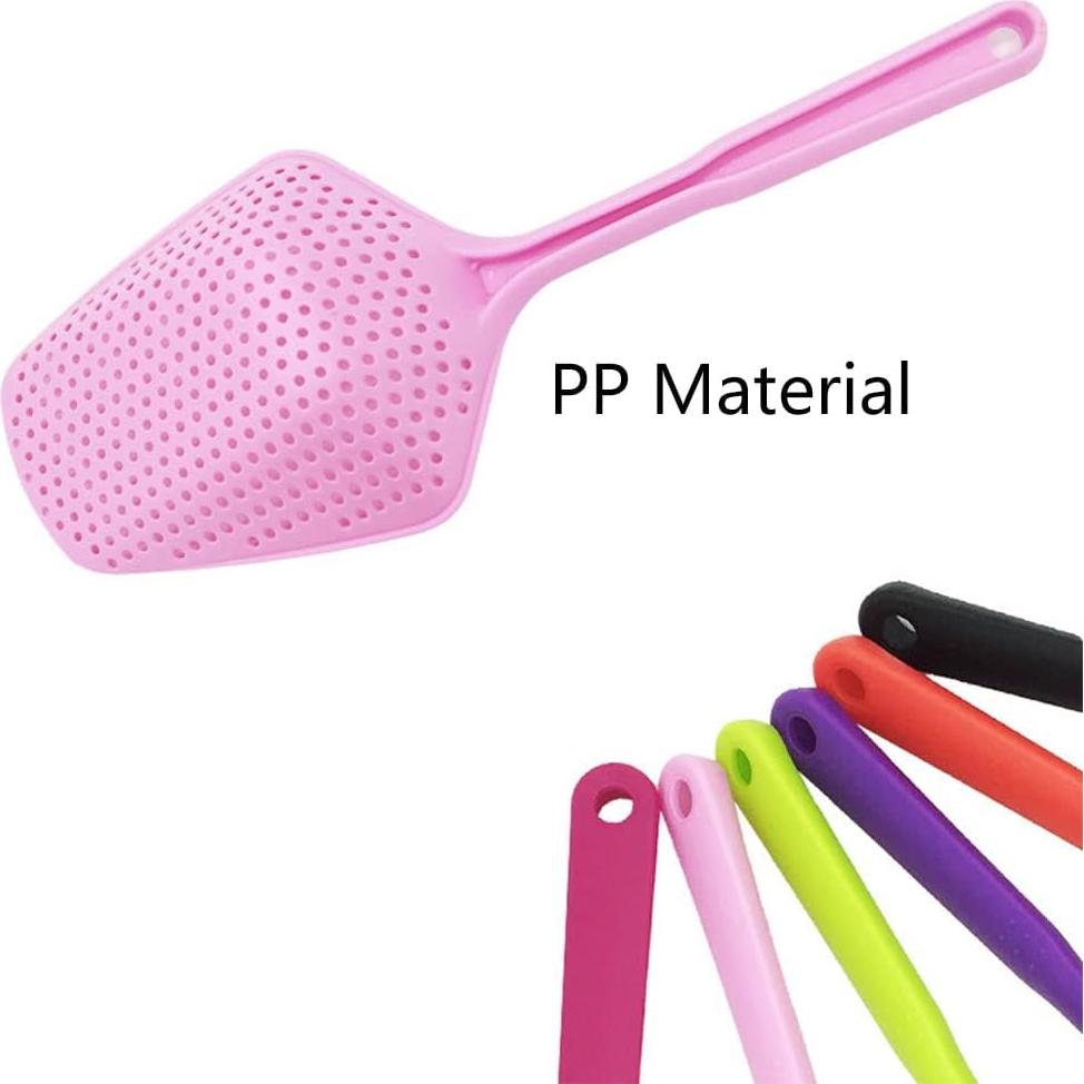 Cuchara Coladora Grande SEIWEI 34.5cm Negro para Pasta y Verduras