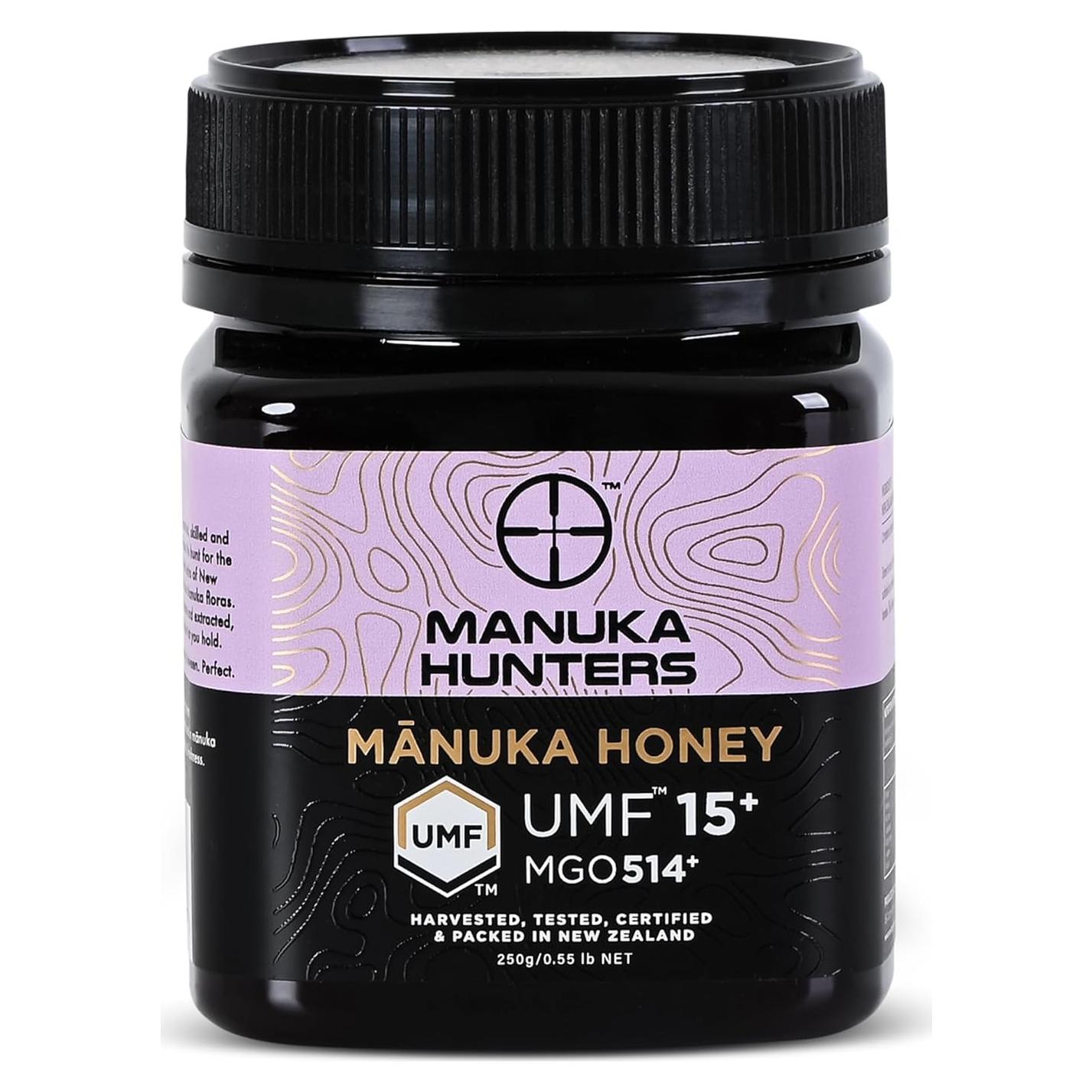 Miel de Manuka Hunters UMF 15+ 250g - Endulzante Natural Puro
