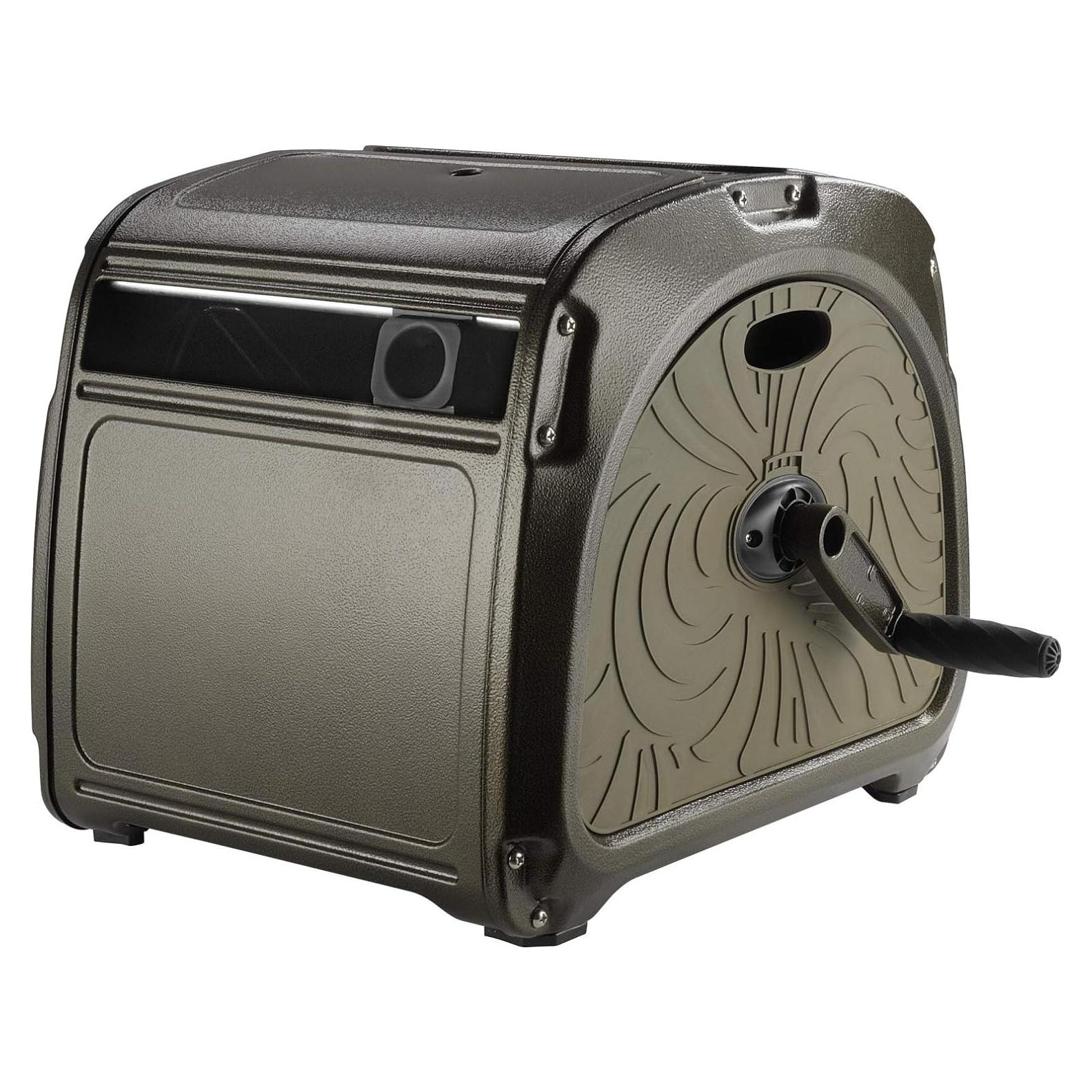 Carrete de Manguera de Metal Giraffe Tools SW5 150 pies Verde