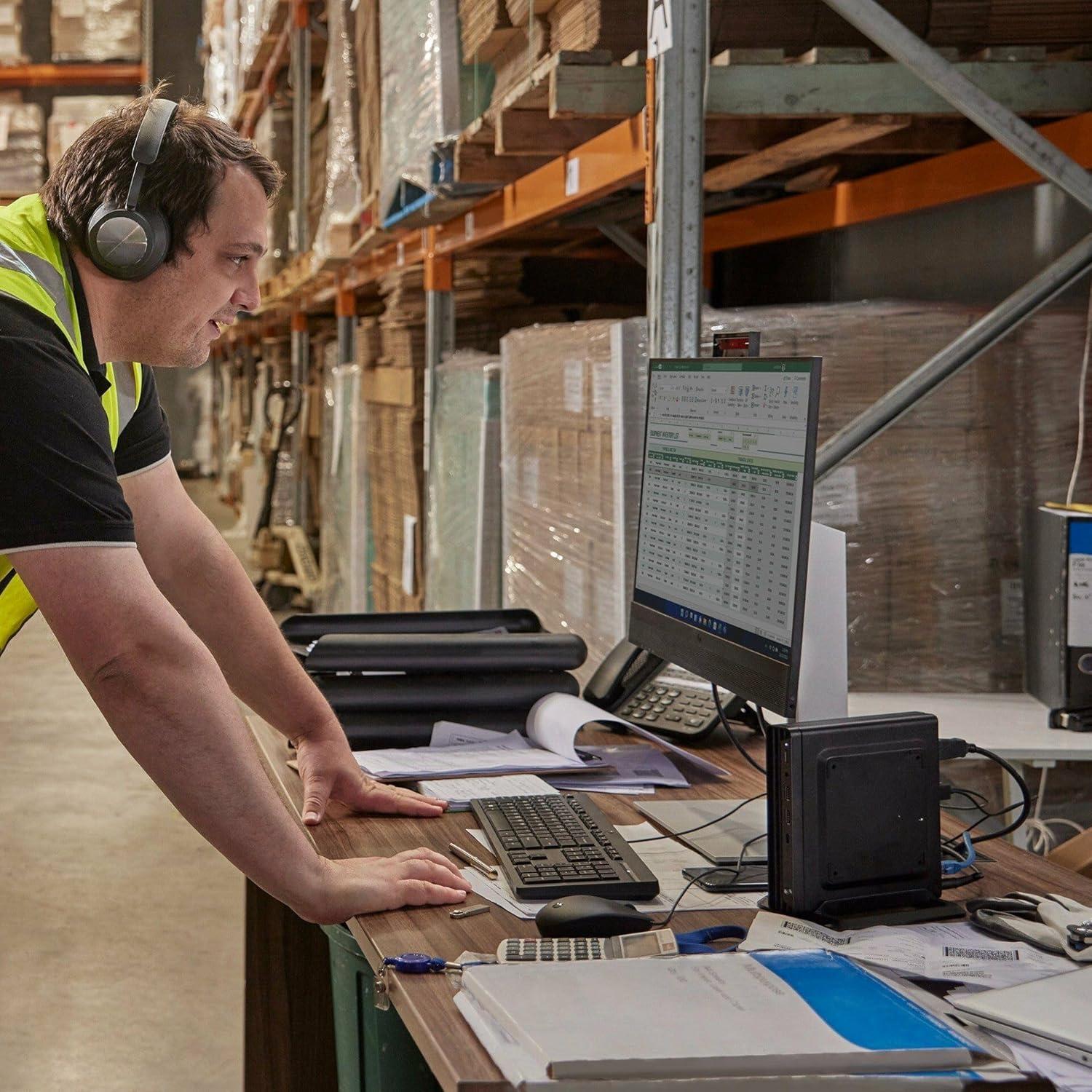 HP Pro Mini 400 G9 Business Mini Desktop Computer, 12th Gen Intel Hexa-Core i5-12500T (Beat i7-11700T), 16GB DDR4 RAM, 1TB PCIe SSD, WiFi 6, Bluetooth 5.2, Windows 11 Pro, AZ-XUT