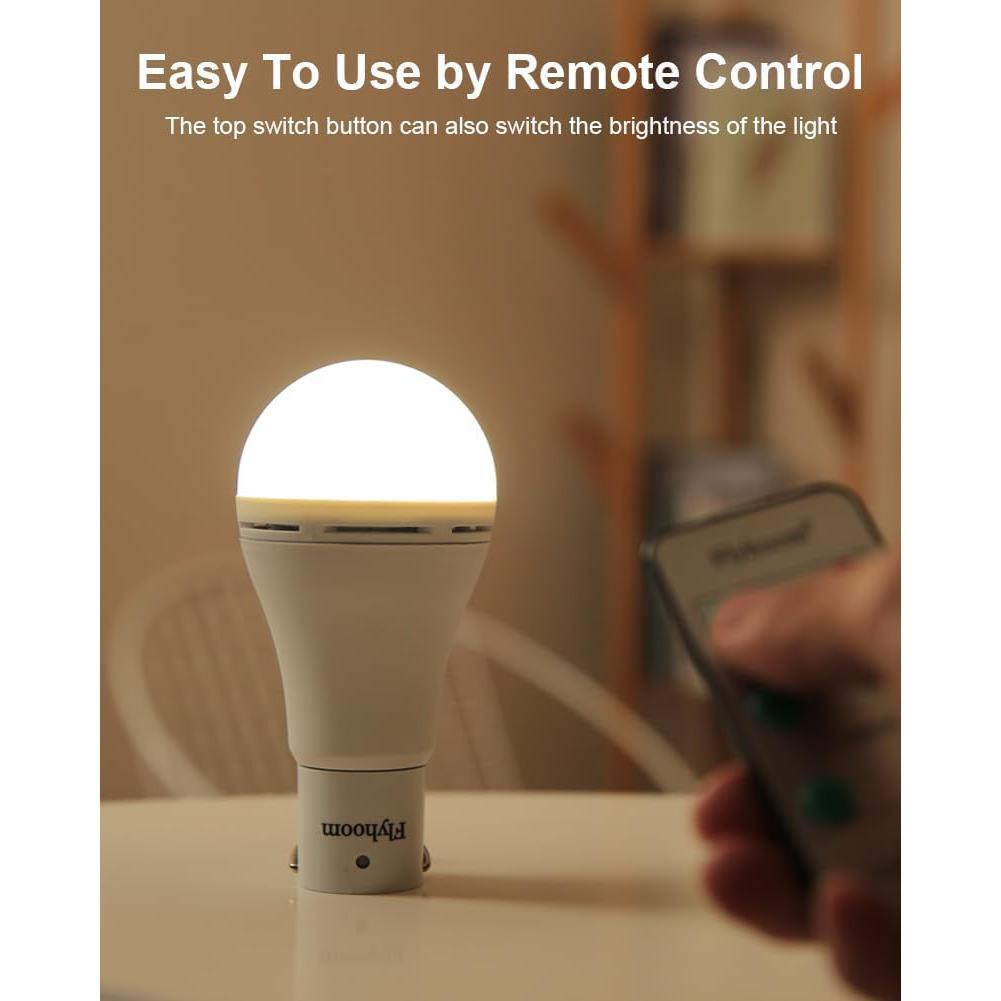 Bombillas LED recargables USB Flyhoom, 4 modos, 1200mAh, 2 unidades